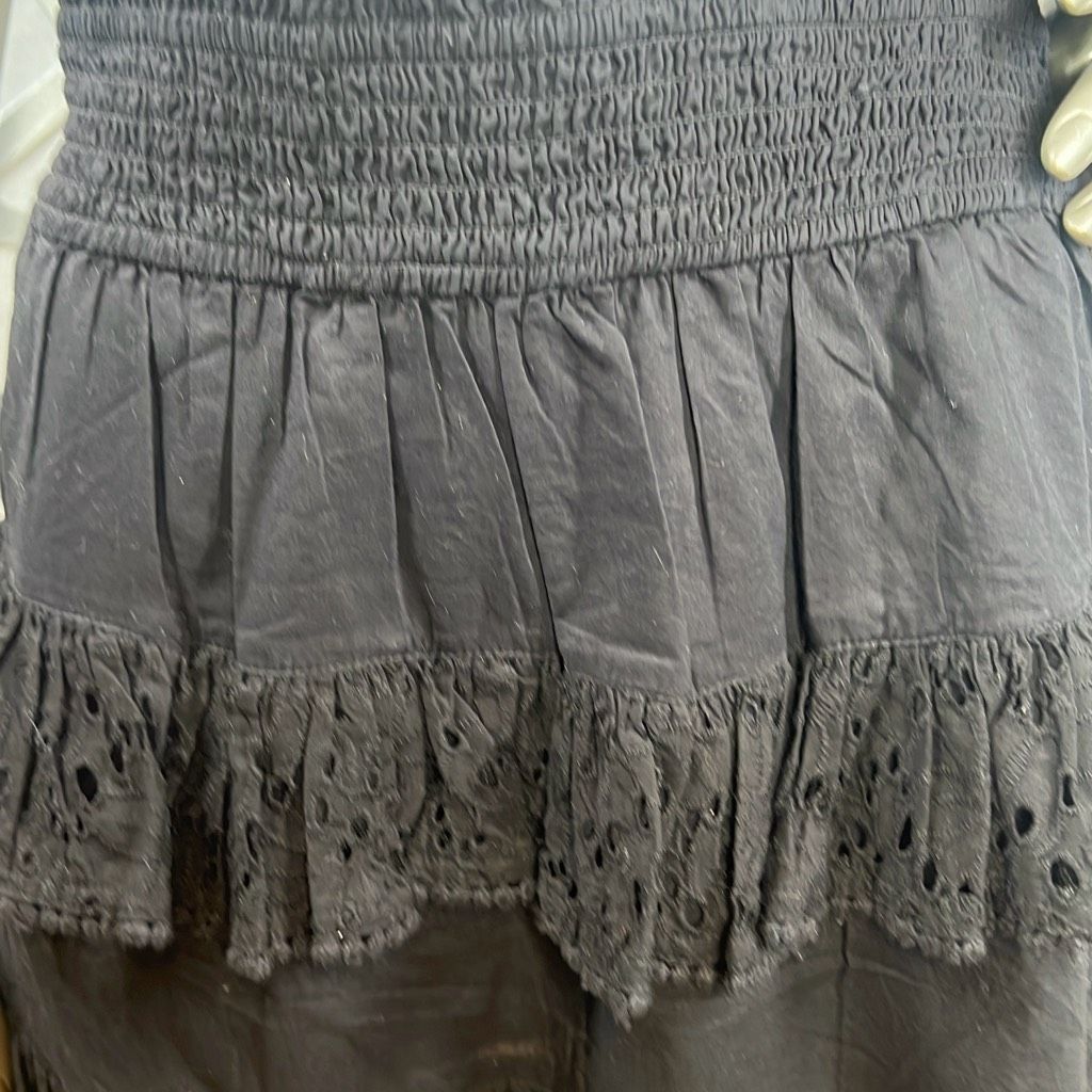 Topshop PQ Swim Midnight Ari Eyelet Top and Tired Mini Skirt NWT XS S (005) Size S / US 4 / IT 40 - 8 Thumbnail