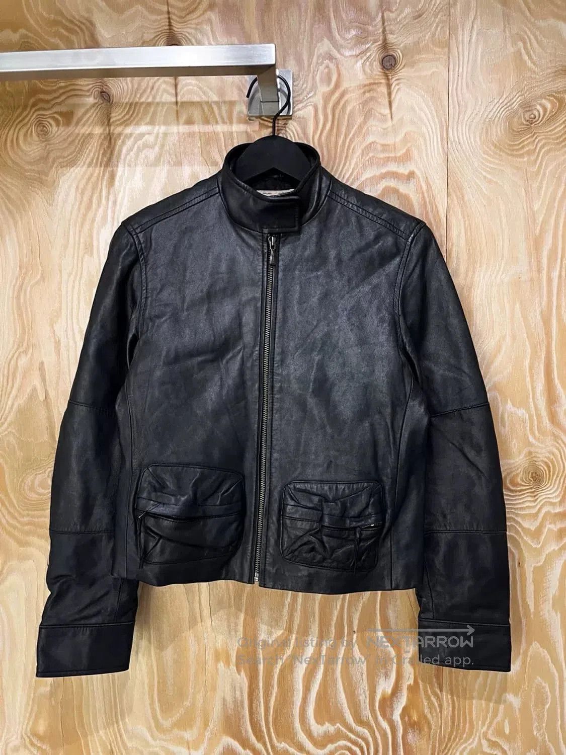 Armani Armani Vintage Black Leather Jacket. Size US M / EU 48-50 / 2 - 2 Thumbnail