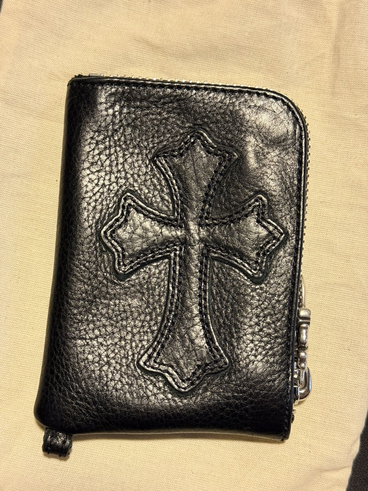 小物 CHROME HEARTS agenda [big cross] Chrome Hearts Cross patches Agenda Notebook Cover | Grailed
