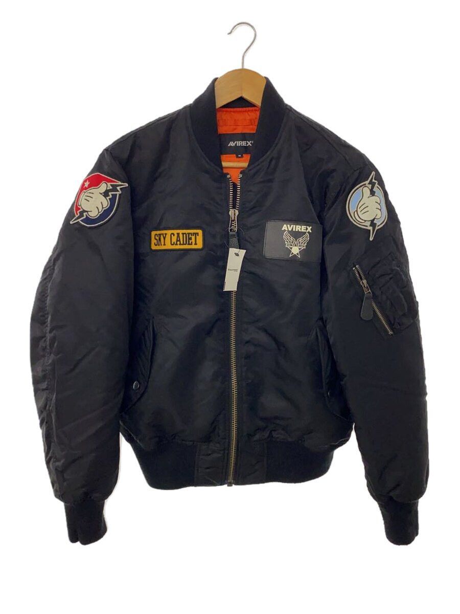 Avirex Nylon Award Jacket Black