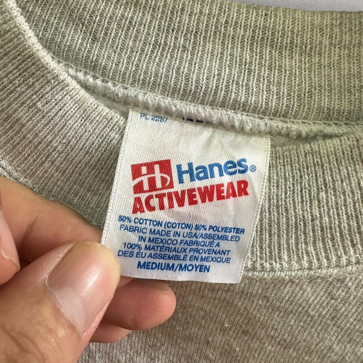Habitat × Vintage Vintage 80’s Elephant Habitat Sweatshirt Mirror Hanes Tag Size US M / EU 48-50 / 2 - 7 Thumbnail