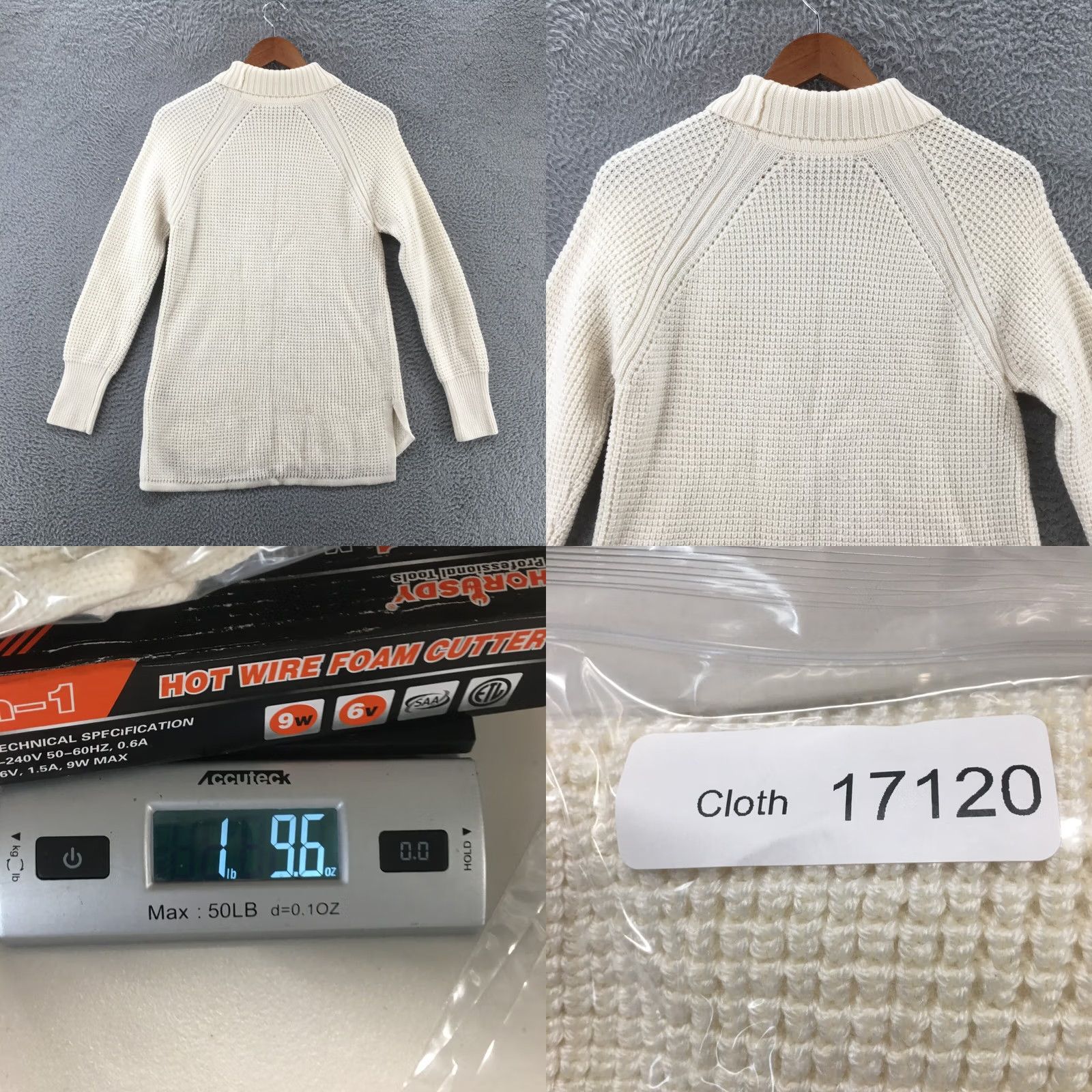 Banana Republic Banana Republic Sweater Womens M White Knitted Long Sleeve Turtleneck Pullover Size M / US 6-8 / IT 42-44 - 8 Thumbnail