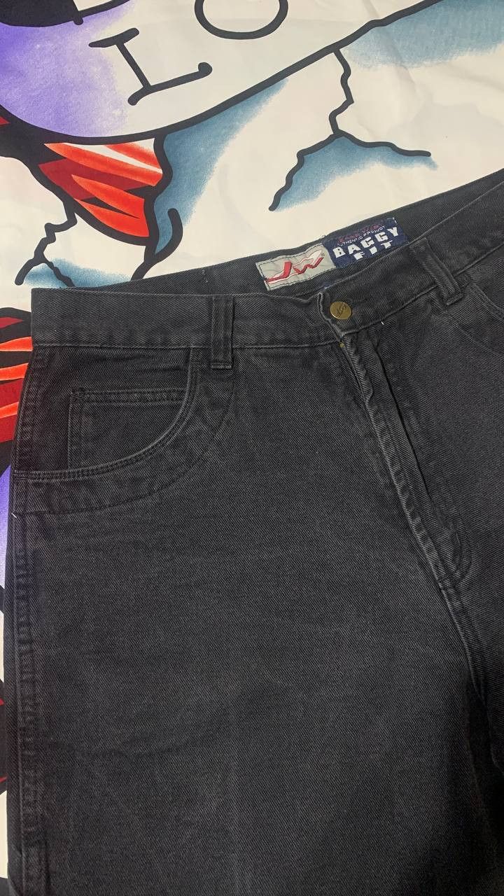 Japanese Brand Vintage JW jeans shorts in black mens 36 baggy fit carpenter Size US 36 / EU 52 - 4 Thumbnail