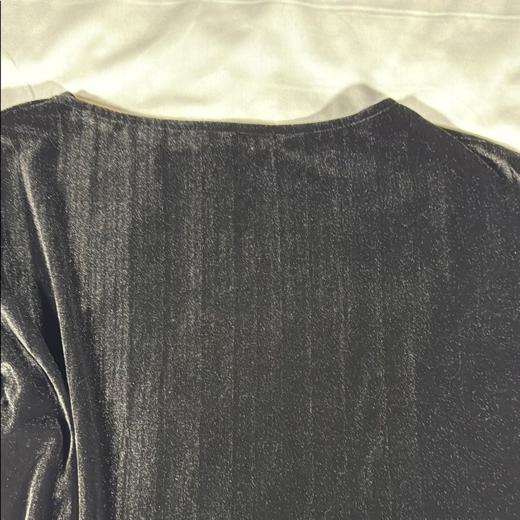 St. John St. John Black Boxy Relaxed Short Sleeve Tee Size L / US 10 / IT 46 - 7 Thumbnail