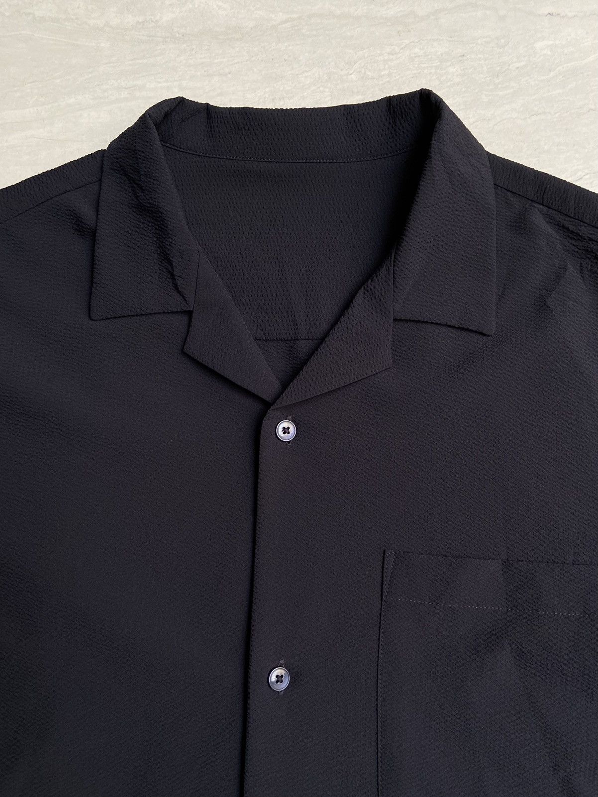 GU GU Navy Short Sleeve Shirt Size US XL / EU 56 / 4 - 4 Thumbnail
