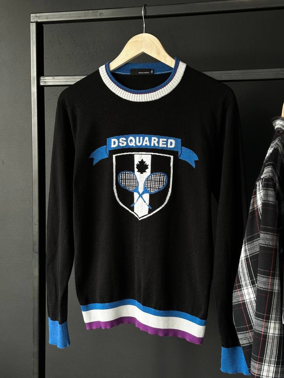 Dsquared2 Dsquared 2 Tennis Logo Wool Sweater Size US M / EU 48-50 / 2 - 2 Thumbnail