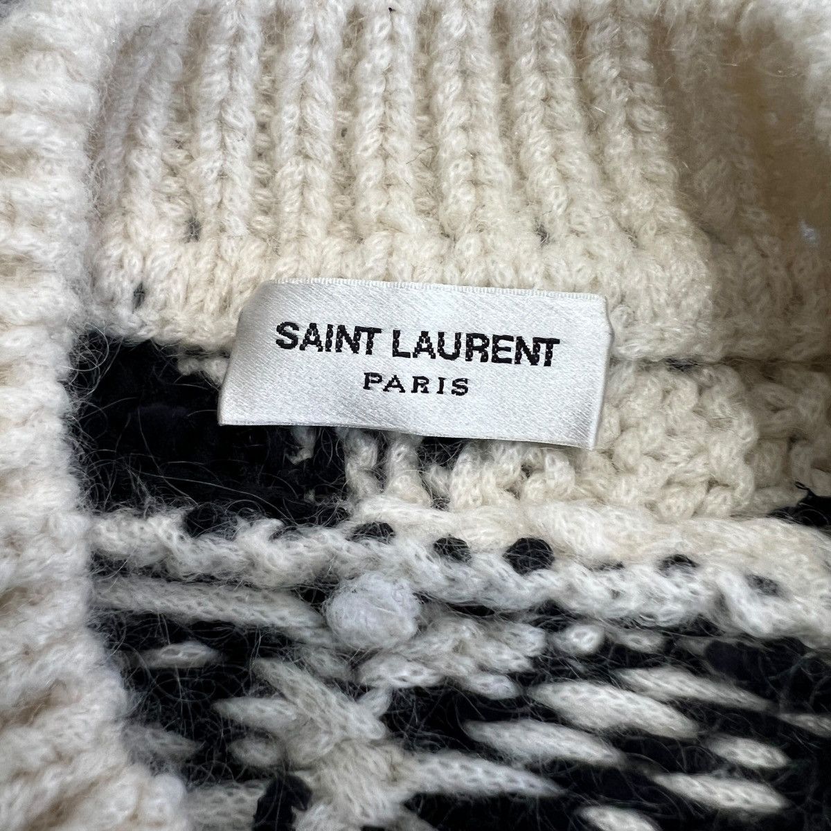 Saint Laurent Paris SAINT LAURENT FW2021 Mohair Knit Striped Sweater M Size US M / EU 48-50 / 2 - 2 Thumbnail