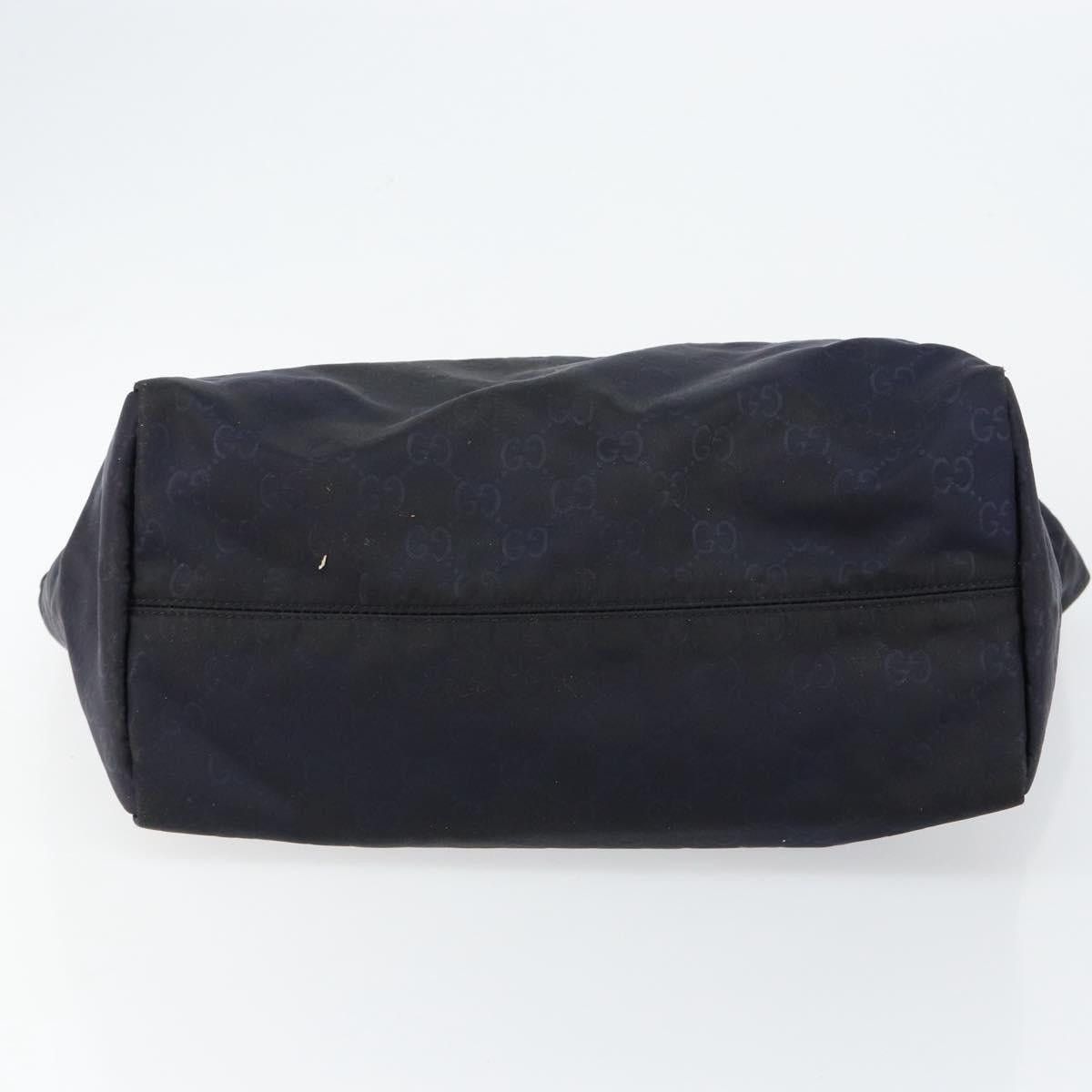 Gucci GUCCI GG Canvas Tote Bag Nylon Navy Size ONE SIZE - 9 Thumbnail
