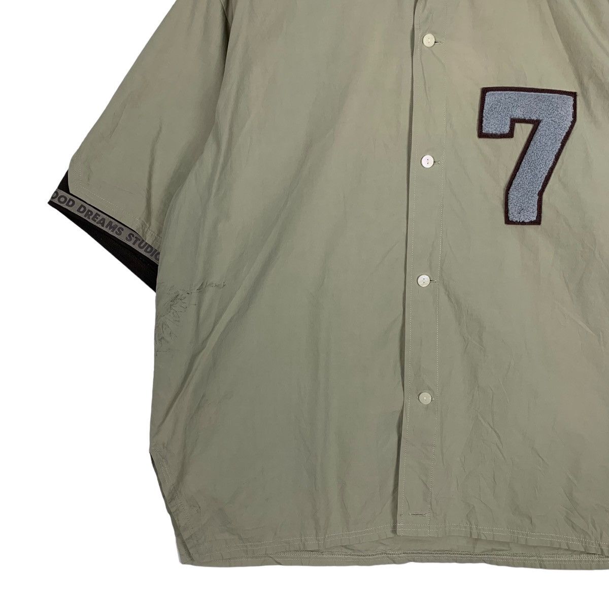 Japanese Brand Studio Seven Childhood Dream 7 Short Sleeve Shirt #1088-C49 Size US M / EU 48-50 / 2 - 3 Thumbnail