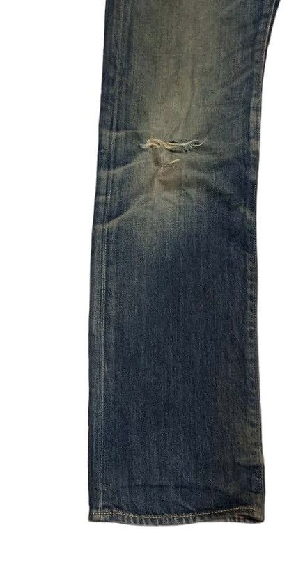 Levi's Vintage Levis 502 Straight Faded Blue Jeans Distressed Size US 32 / EU 48 - 2 Thumbnail