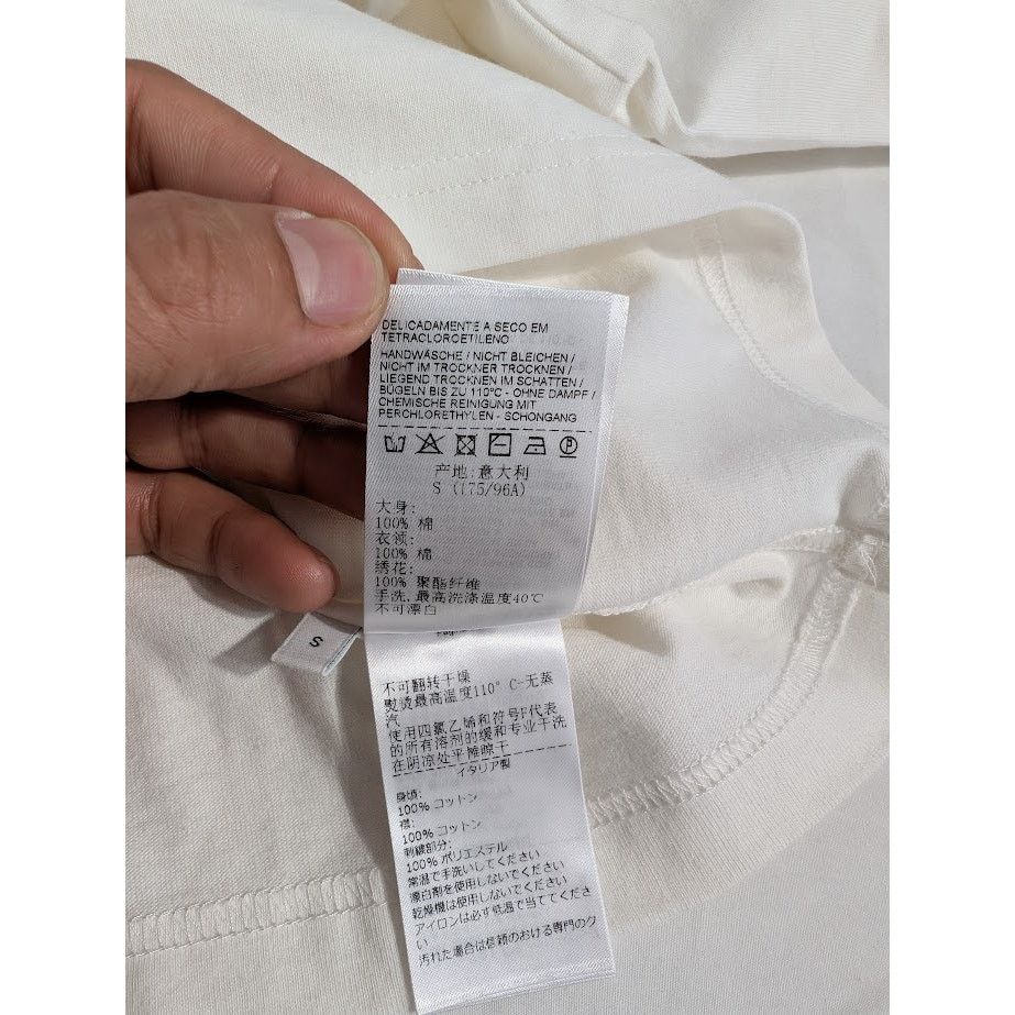 Bottega Veneta o1rshd1 T-Shirt Sunrise Light Cotton in Off-White Size US S / EU 44-46 / 1 - 14 Thumbnail