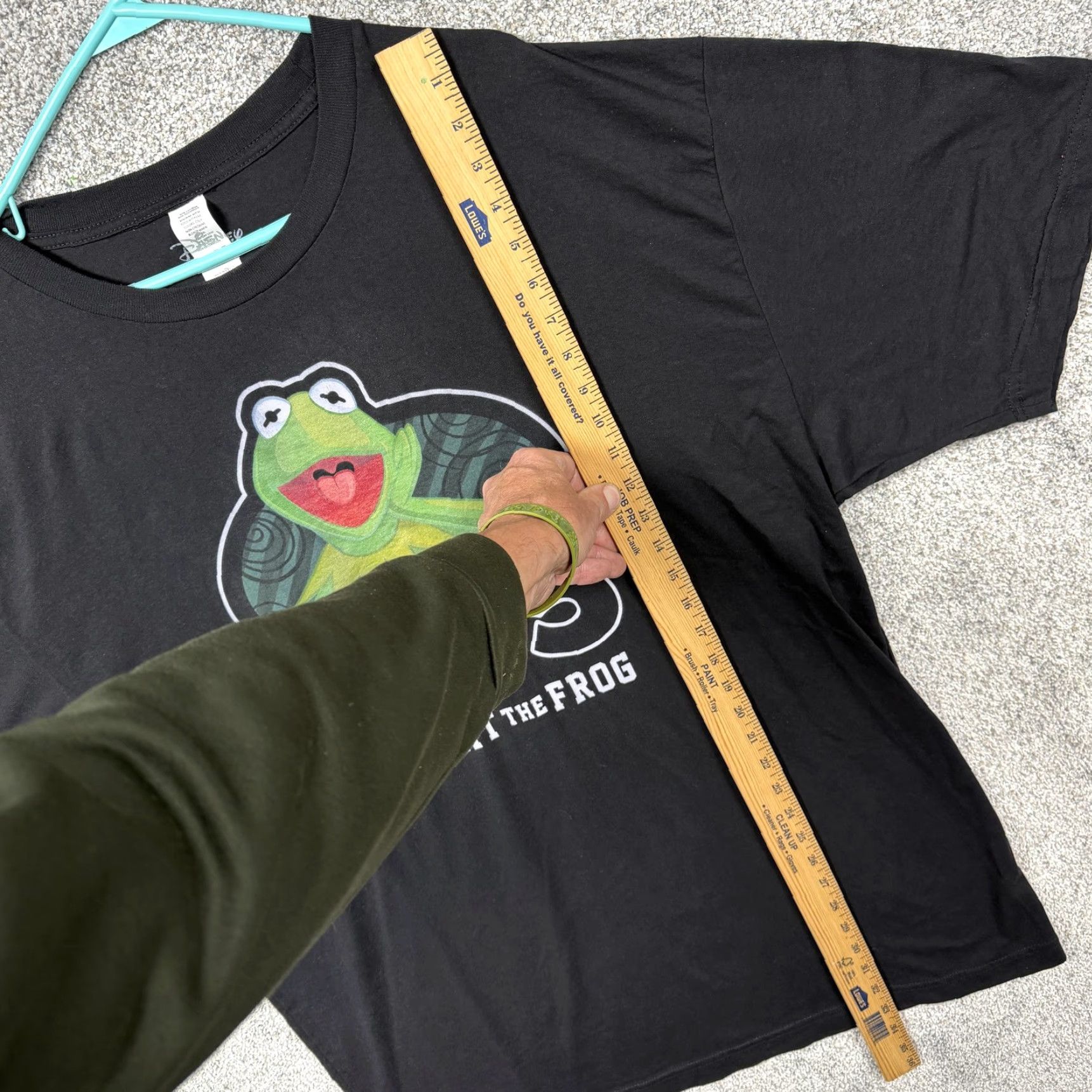 Disney Kermit The Frog Shirt Mens XXLT Black Disney Since 55 Graphic Tee Muppets Size US XXL / EU 58 / 5 - 2 Thumbnail