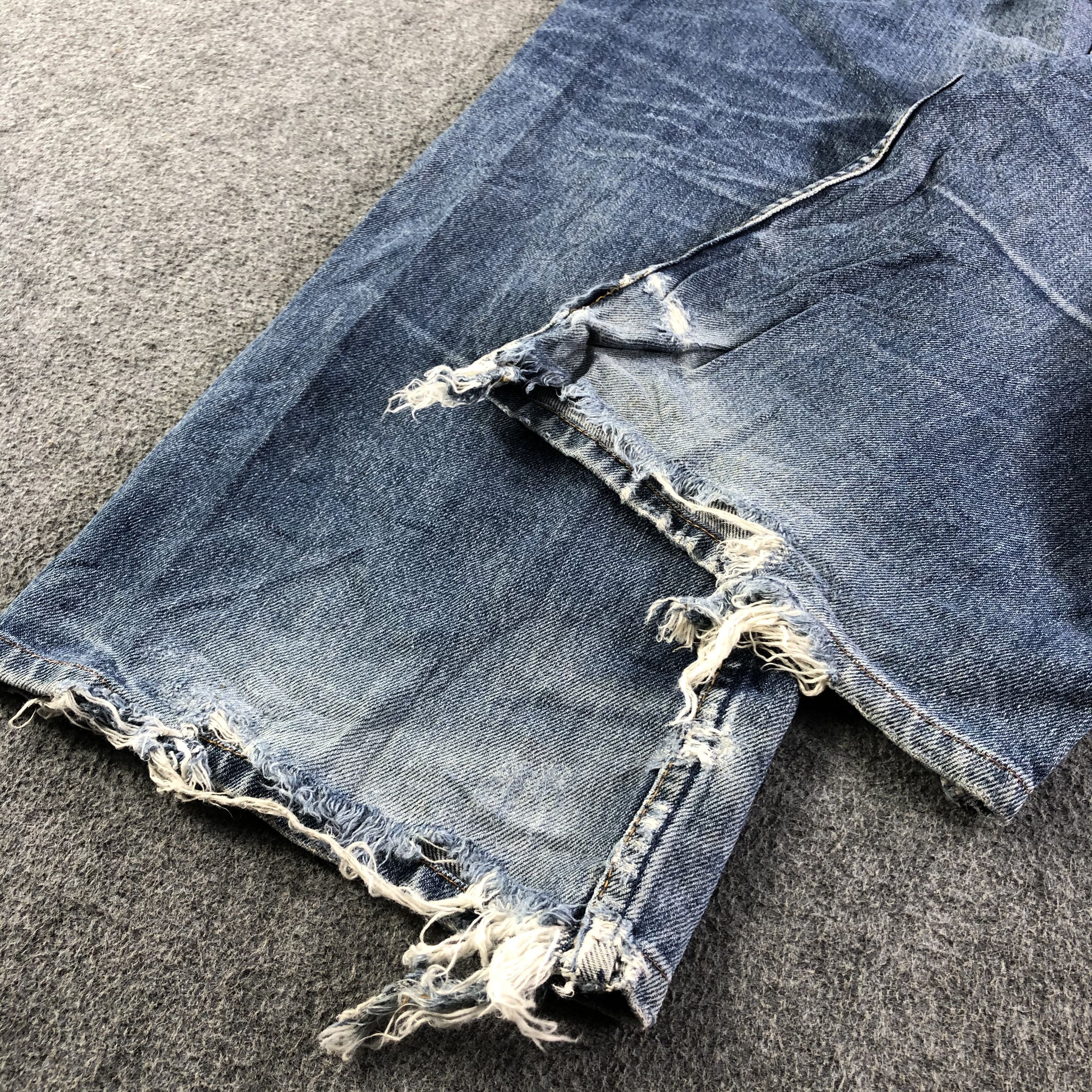 Levi's 90s Vintage Blue Wash Levis Jeans-J4044 Size US 37 - 6 Thumbnail