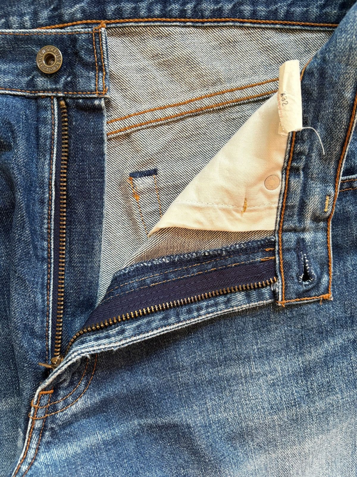 Levi's Vintage 90s Levis 503 Mud Wash Distressed Baggy Jeans Size US 31 - 9 Thumbnail