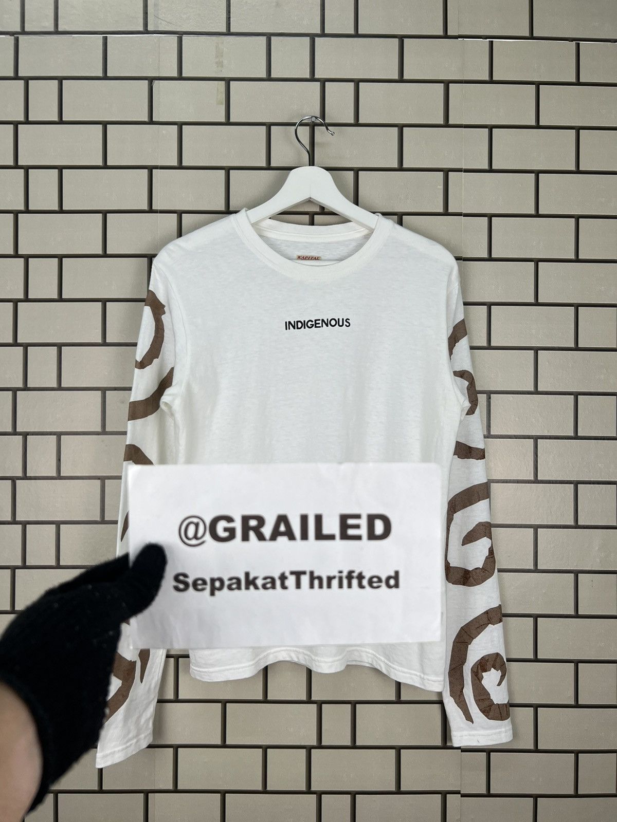 Kapital Kapital Indigenous Long Sleeves Tshirt Size US S / EU 44-46 / 1 - 14 Thumbnail