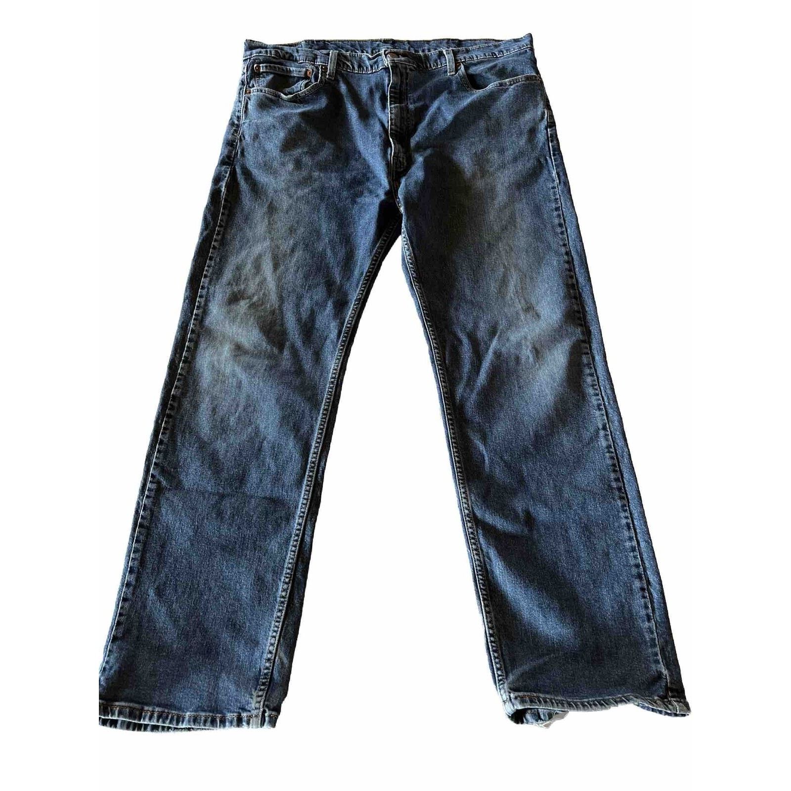 Levi's Levis 505 Jeans Men 42x32 Regular Straight Denim Cotton Blue Size US 40 / EU 56 - 1 Thumbnail