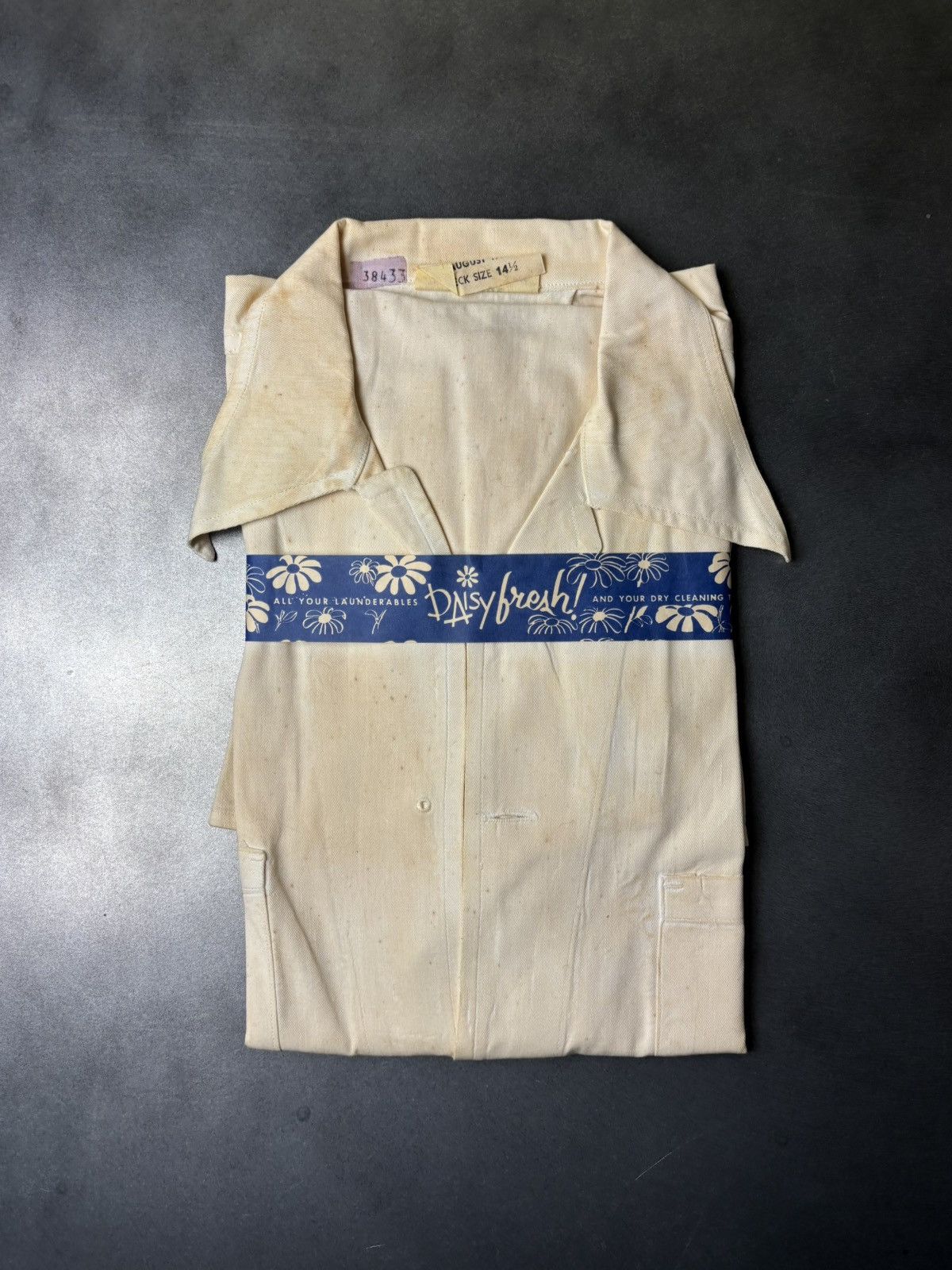 Vintage 1950s RCN Tropical Issue Shortsleeve True Vintage Service M Size US M / EU 48-50 / 2 - 1 Thumbnail