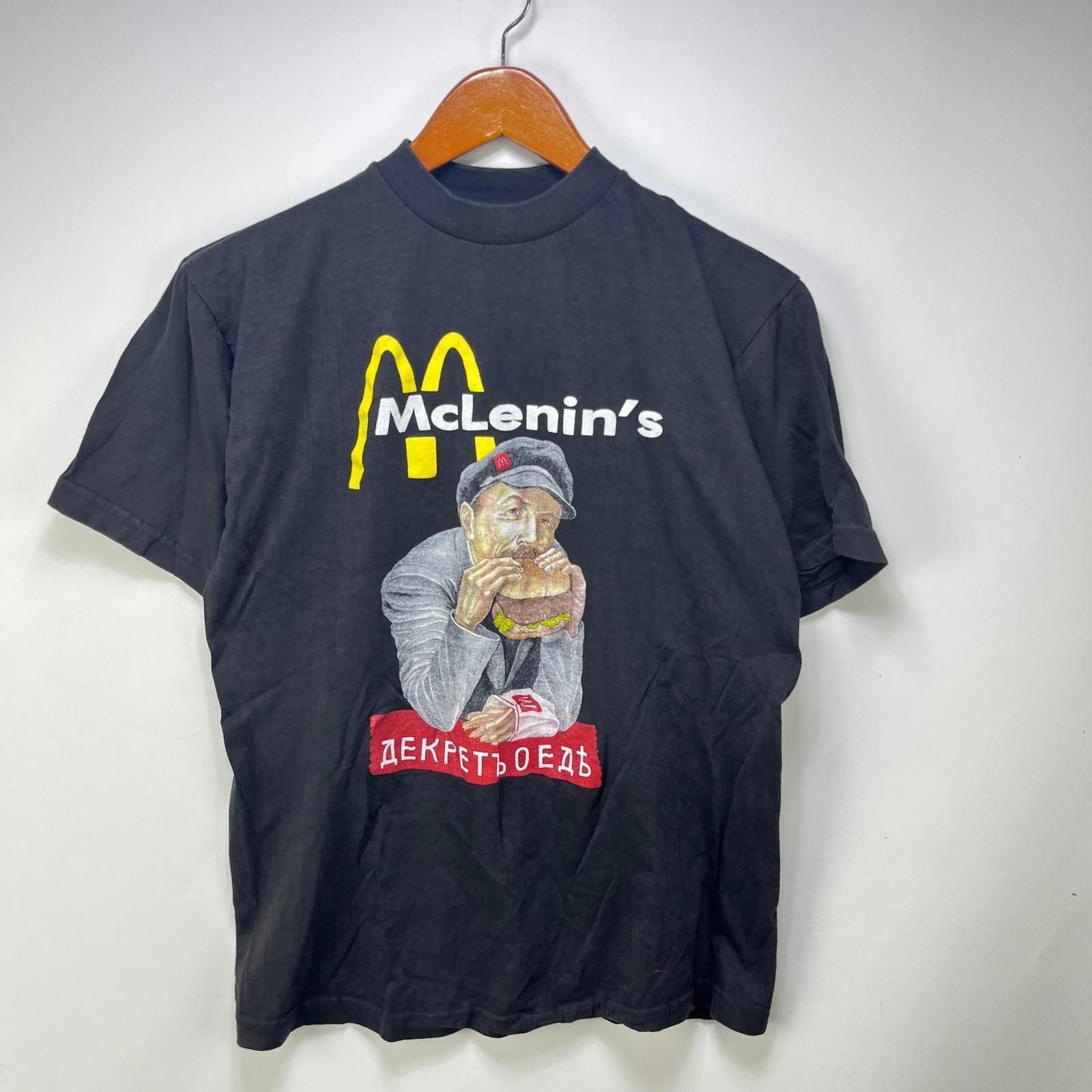 Vintage Vintage McLenin's Lenin Soviet Union Mcdonalds T Shirt Size US M / EU 48-50 / 2 - 1 Thumbnail