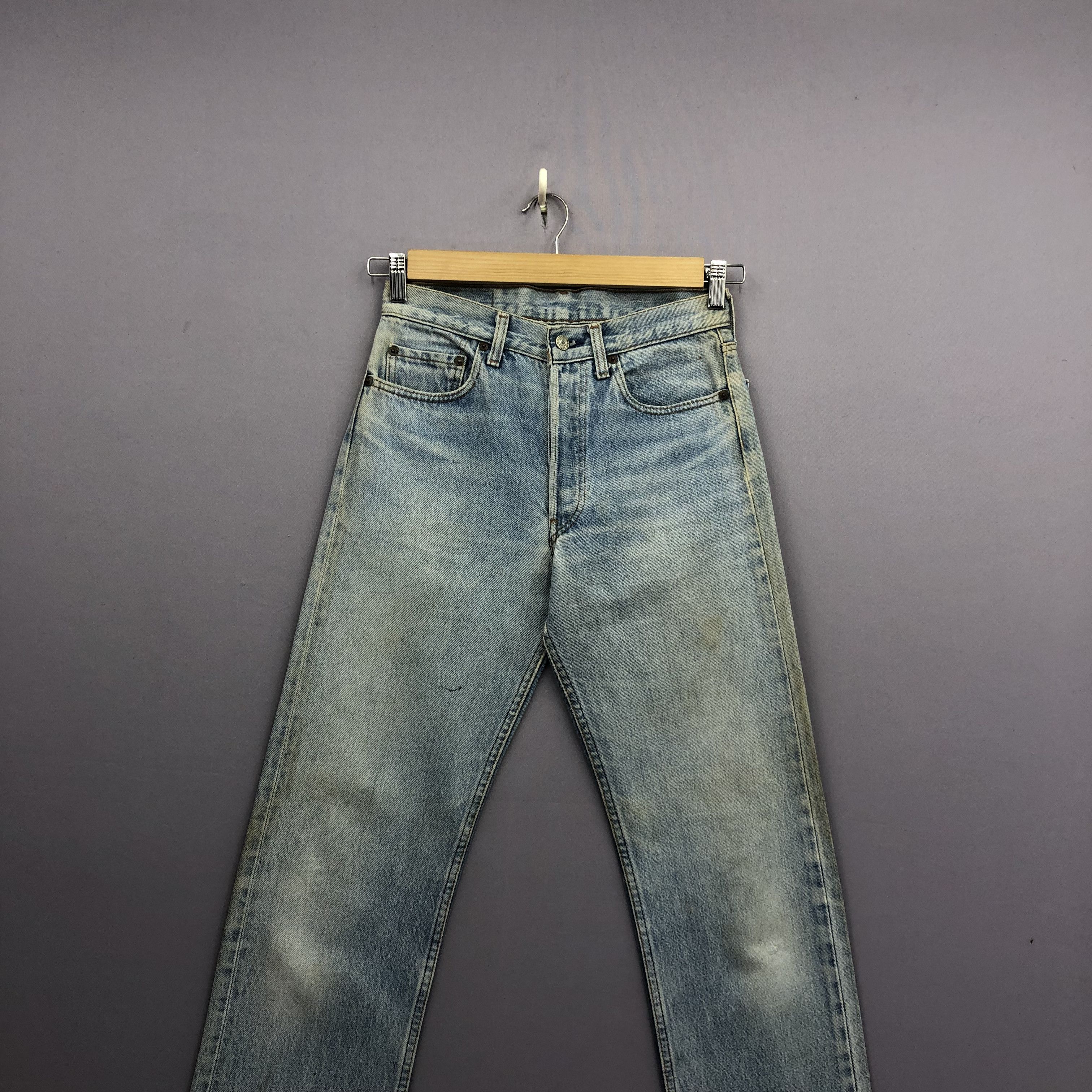 Levi's Vintage 80s Levis 501 Faded Light Wash Jeans Levi's Denim Size 28" / US 6 / IT 42 - 3 Thumbnail