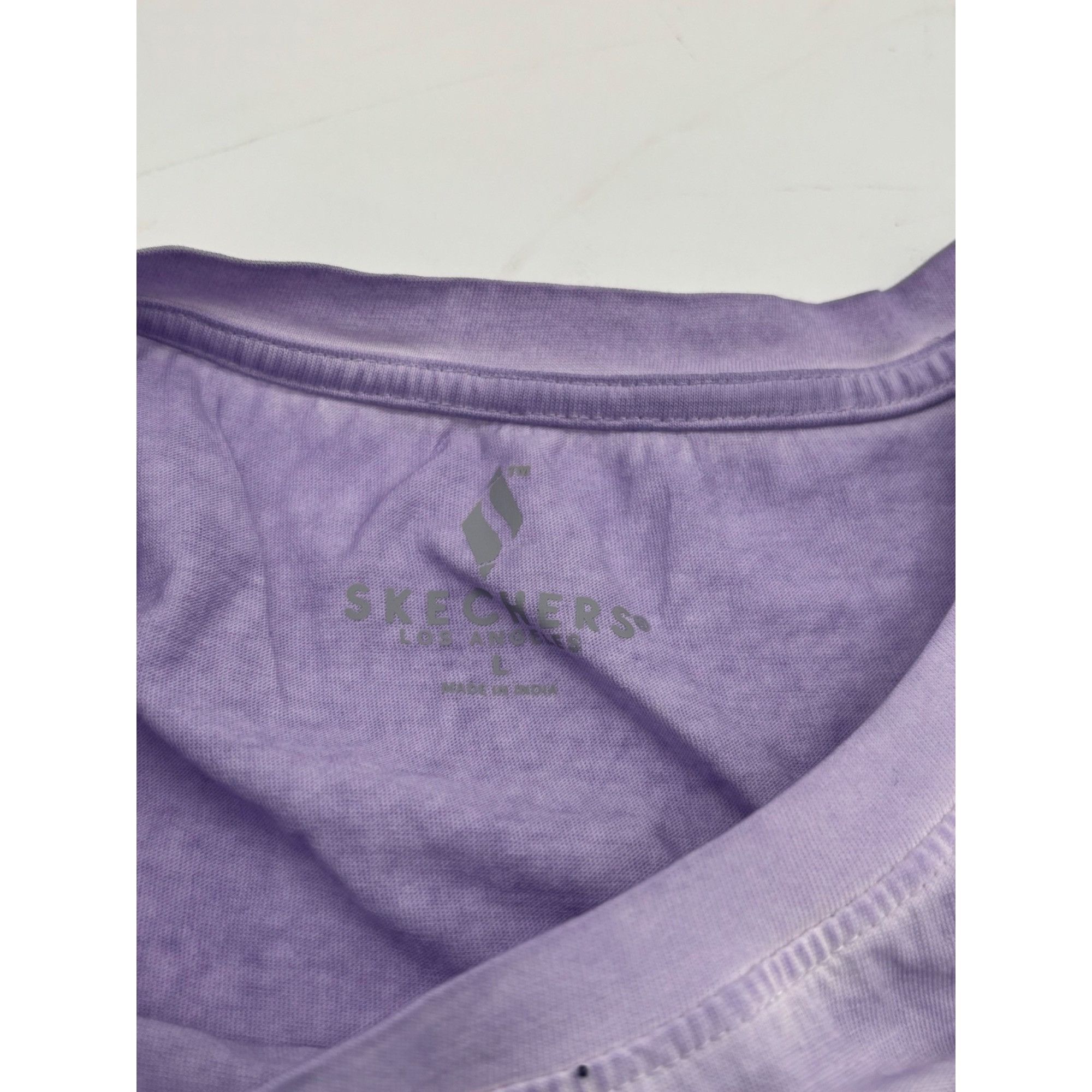 SKECHERS Skechers Apparel 3D Logo Crop Cotton Tank Top, Lavender, L Size L / US 10 / IT 46 - 16 Thumbnail