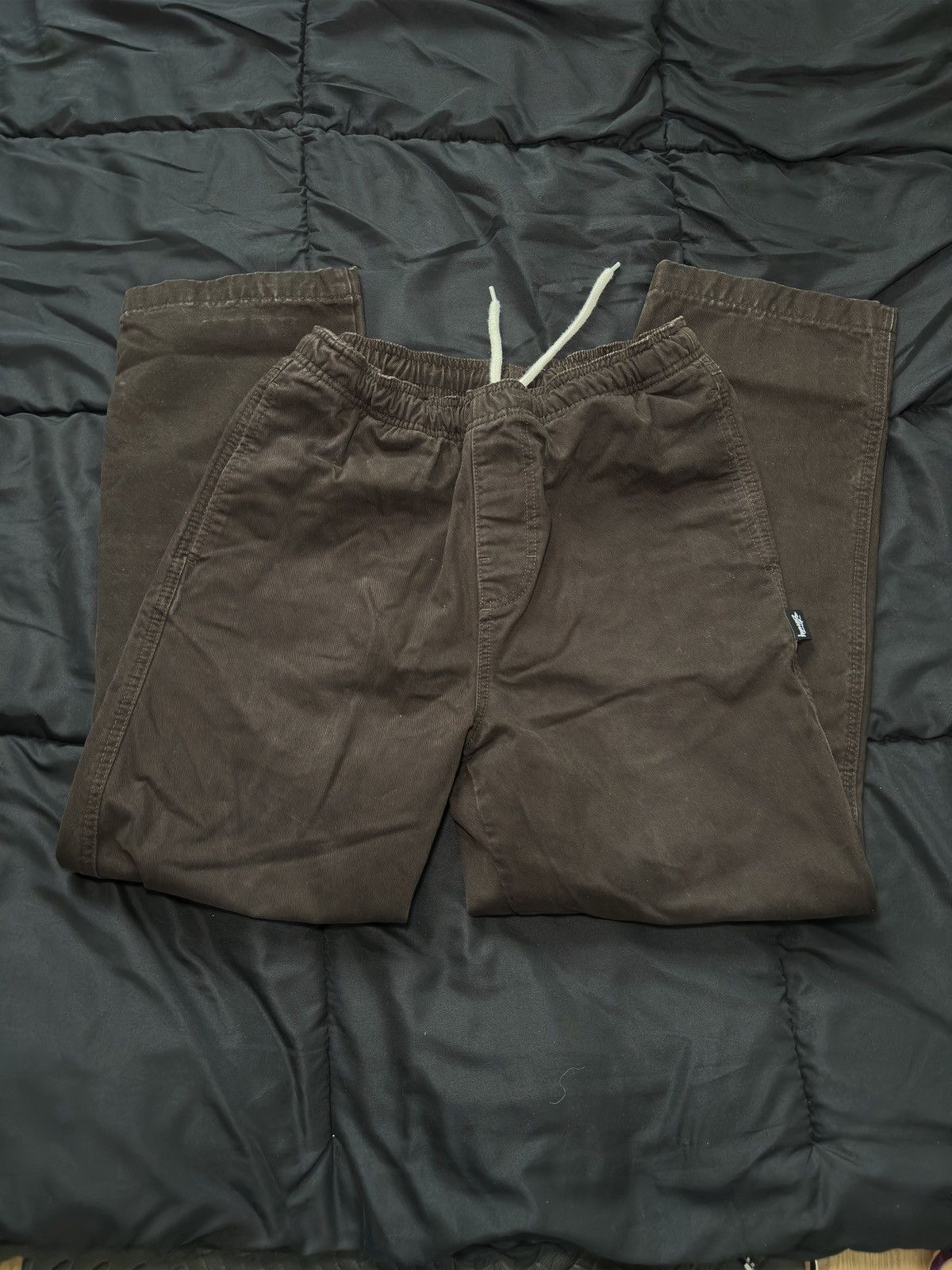 Stussy Stussy Brown Brushed Beach Pants Size US 30 / EU 46 - 2 Thumbnail