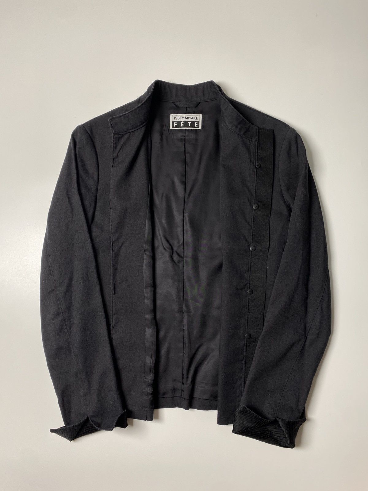 Issey Miyake AW05 ISSEY MIYAKE FÊTE MANDARIN COLLAR JACKET Size L / US 10 / IT 46 - 1 Thumbnail