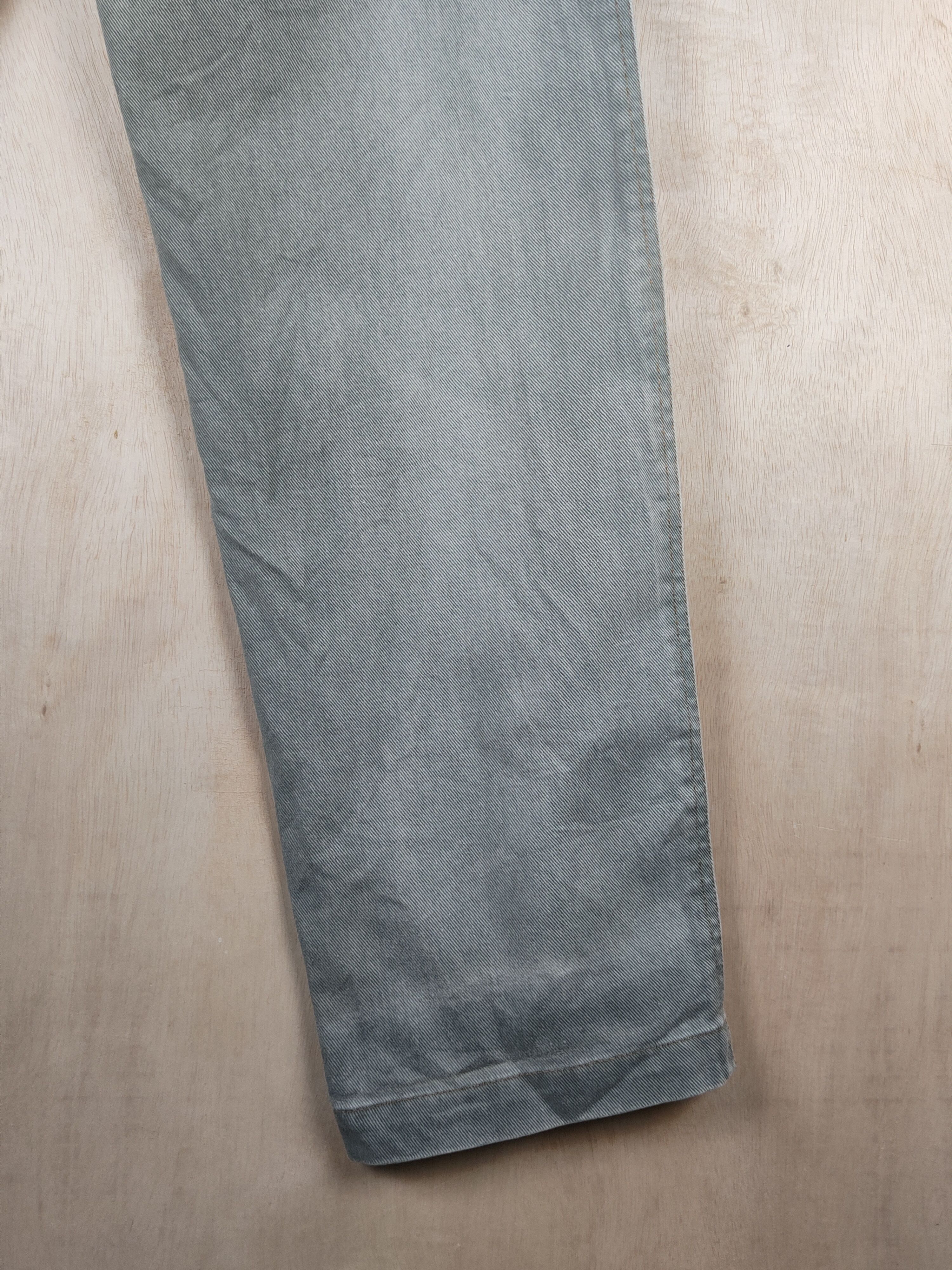 Japanese Brand Street Walker Green Faded Distressed Ripped Jeans #S2507 Size US 30 / EU 46 - 11 Thumbnail