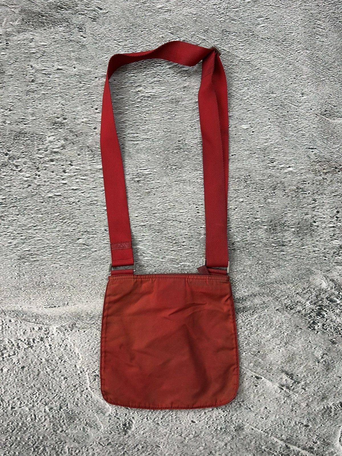 Prada Prada red shoulder bag nylon mini Size ONE SIZE - 5 Thumbnail