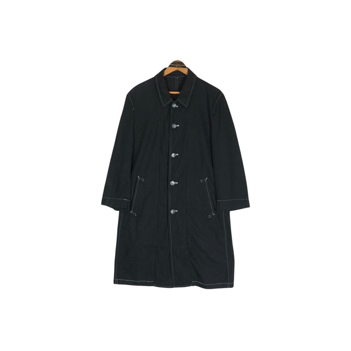Comme des Garcons Homme Comme Des Garcons Homme S/S 1998 Rope Stitching Car Coat Size US M / EU 48-50 / 2 - 7 Thumbnail