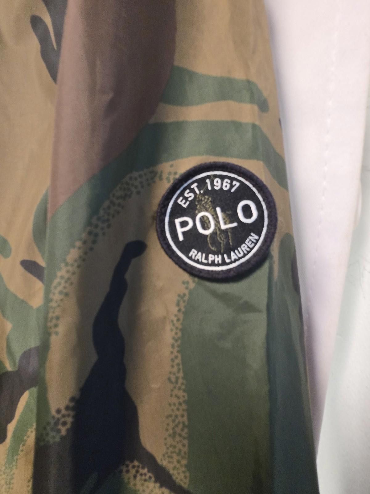 Polo Ralph Lauren Polo Ralph Lauren Hooded Army Camouflage Rain Coat Jacket S Size US S / EU 44-46 / 1 - 7 Thumbnail