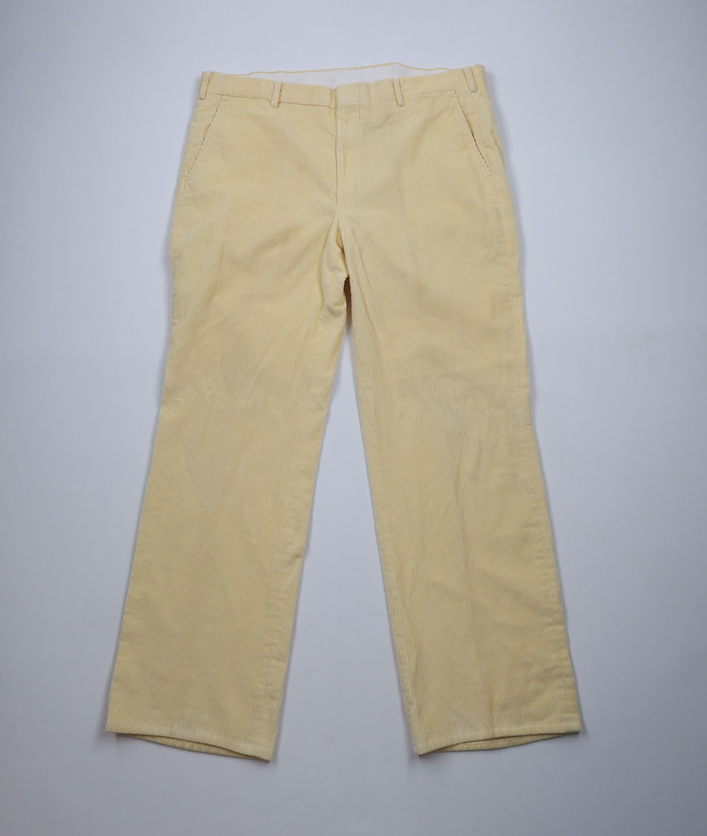 Vintage Vintage 70s Streetwear Wide Leg Corduroy Chino Pants USA Size US 38 / EU 54 - 1 Thumbnail