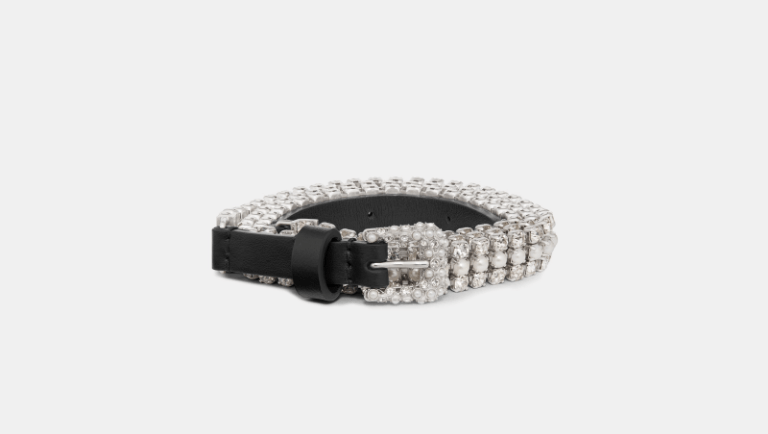 Dior o1w1db10525 Size : OS / B0573P Sparkle Belt in Black/Silver Size ONE SIZE - 1 Thumbnail
