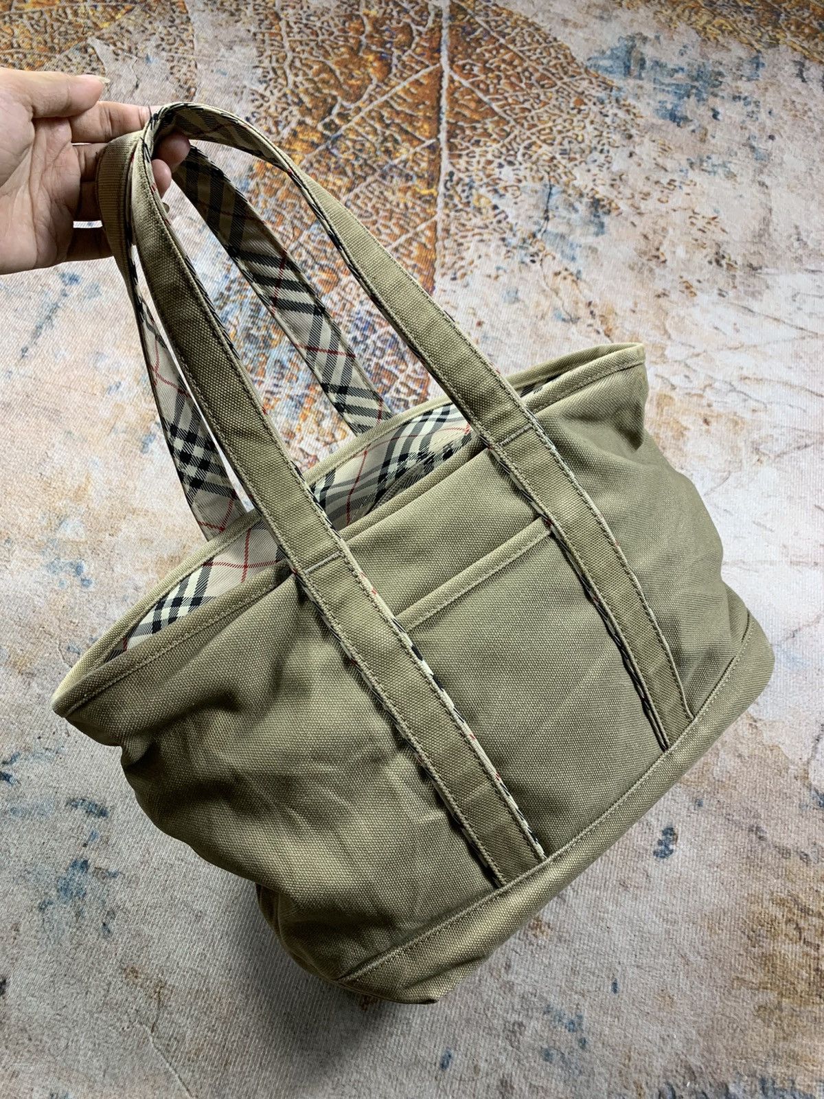 Burberry Vintage Burberrys kanvas tote Bag Size ONE SIZE - 8 Thumbnail