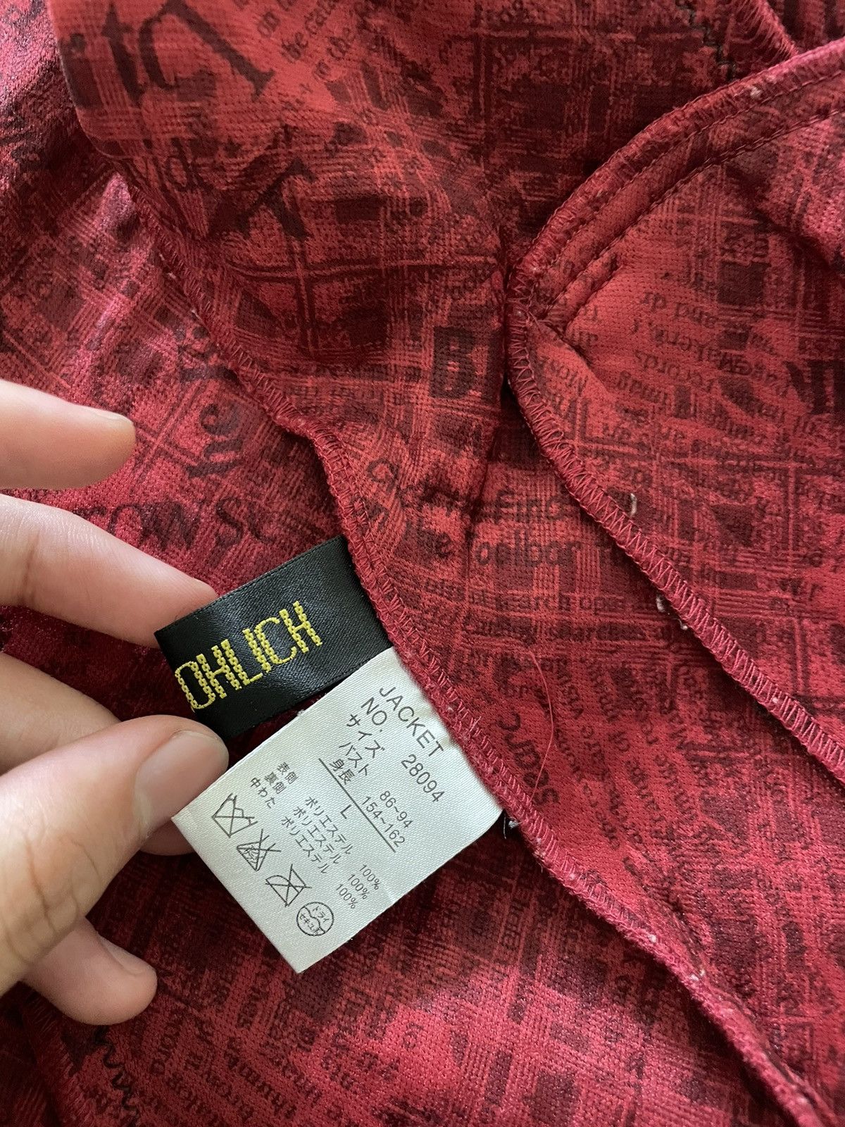 Vintage Japanese Brand Frohlich Light Jacket Size US M / EU 48-50 / 2 - 9 Thumbnail
