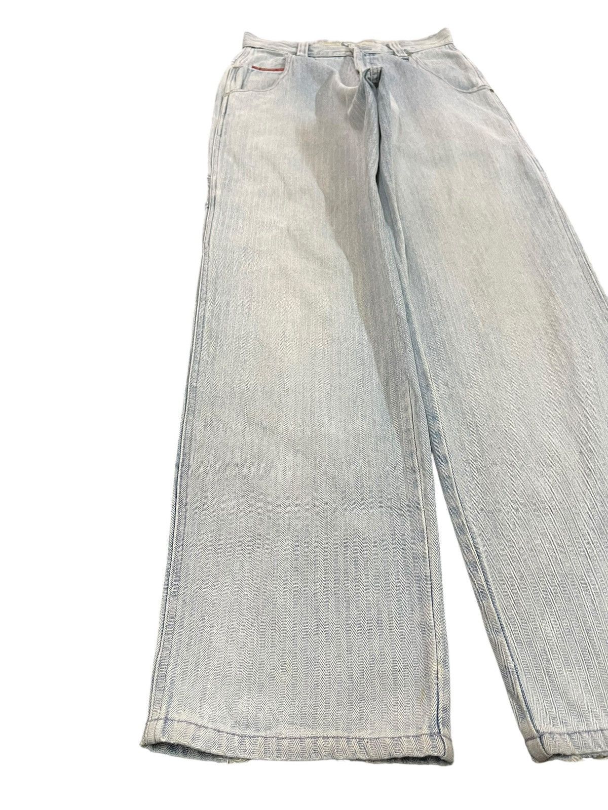 Airwalk Vintage Airwalk Hickory Stripe Unique Cargo Carpenter Denim Size US 29 - 4 Thumbnail