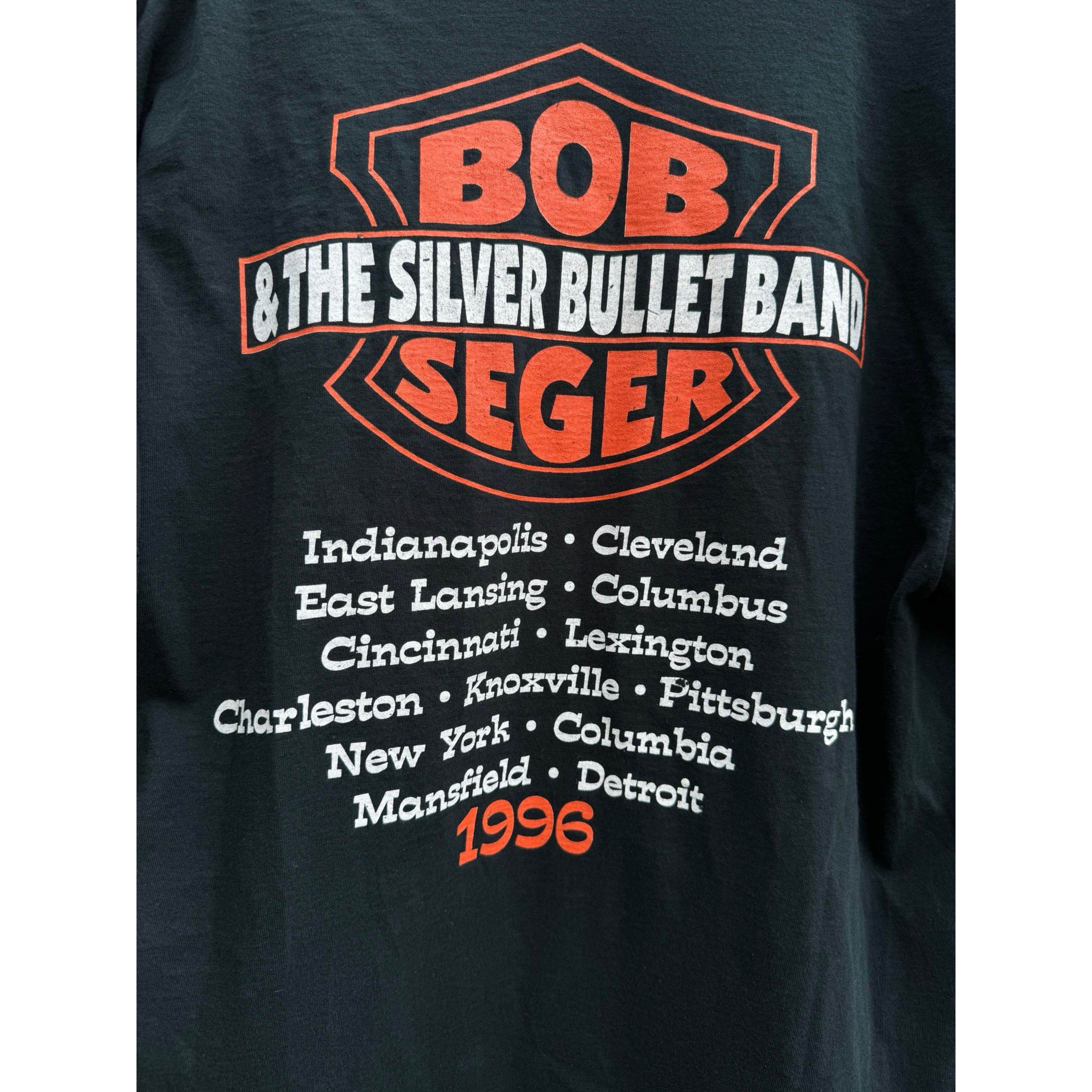 Vintage Bob Seger Silver Bullet Band 1996 Size US XL / EU 56 / 4 - 5 Thumbnail
