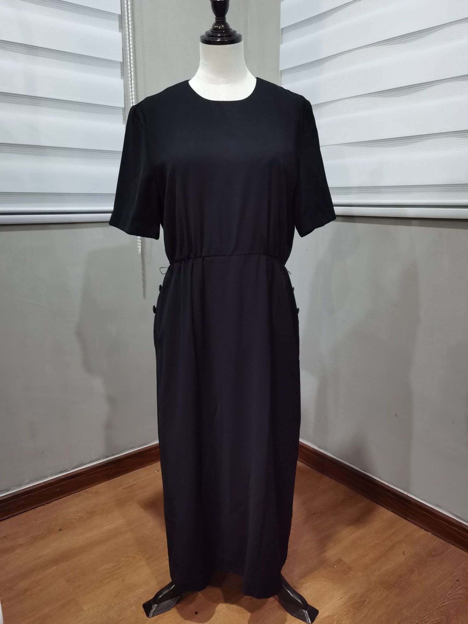 Paco Rabanne Vintage paco rabanne black long dress XS 7220 Size XS / US 0-2 / IT 36-38 - 2 Thumbnail