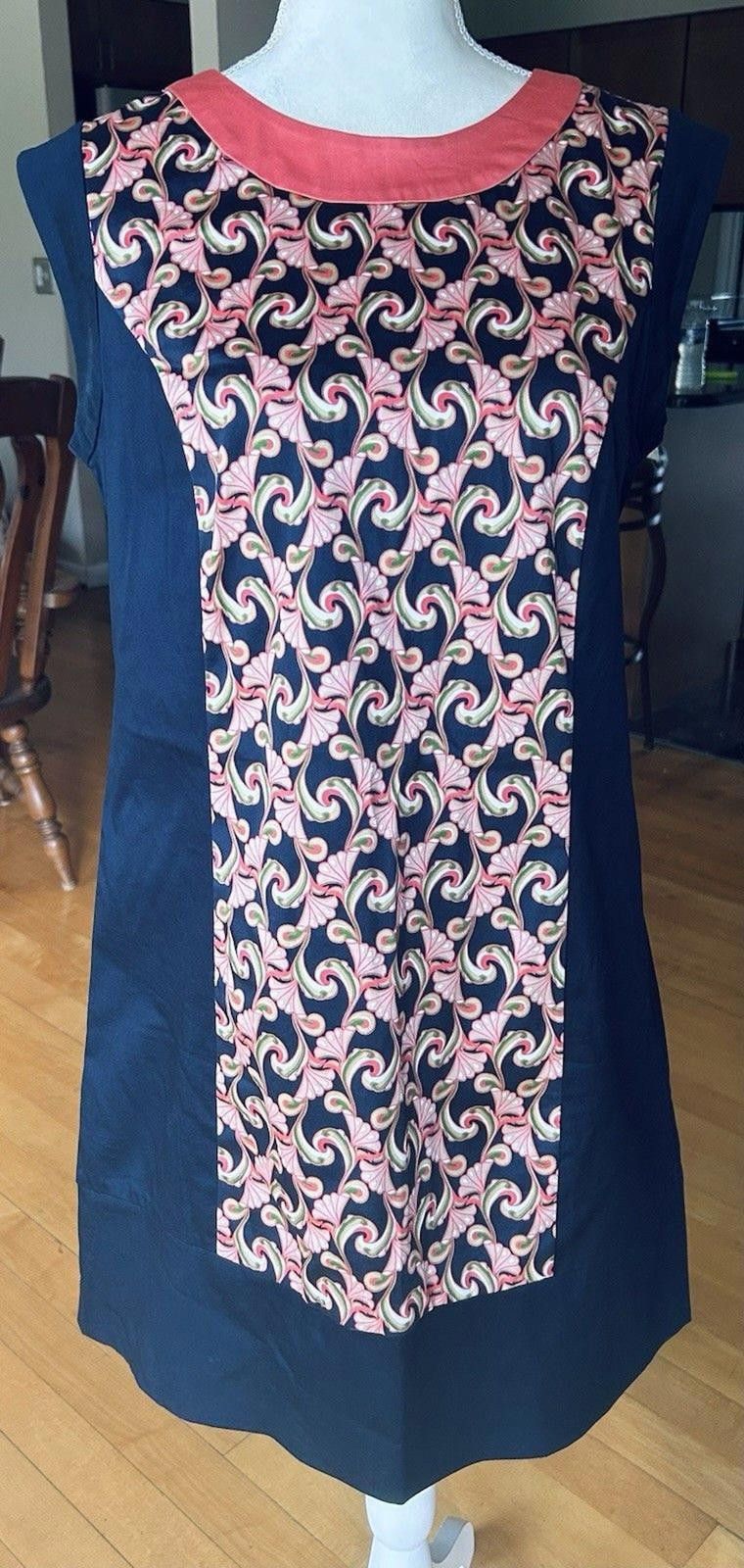Other The Webster Miami Sz 10 Sleeveless Shift Dress Navy Size L / US 10 / IT 46 - 1 Thumbnail