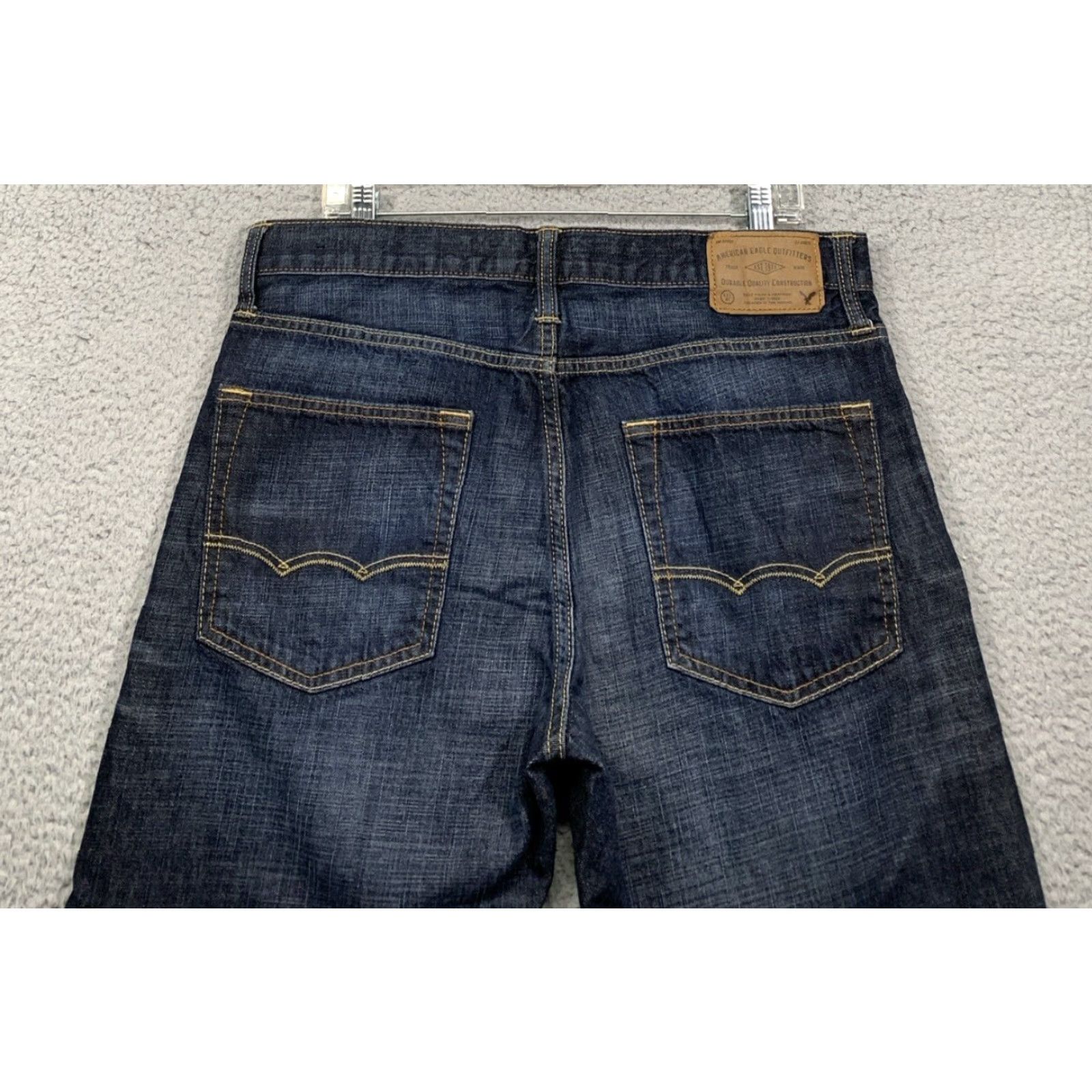 American Eagle Outfitters VINTAGE American Eagle Bootcut Jeans Men's 35x28 Blue 5-Pocket Relaxed Denim Shoes? Size US 35 - 5 Thumbnail