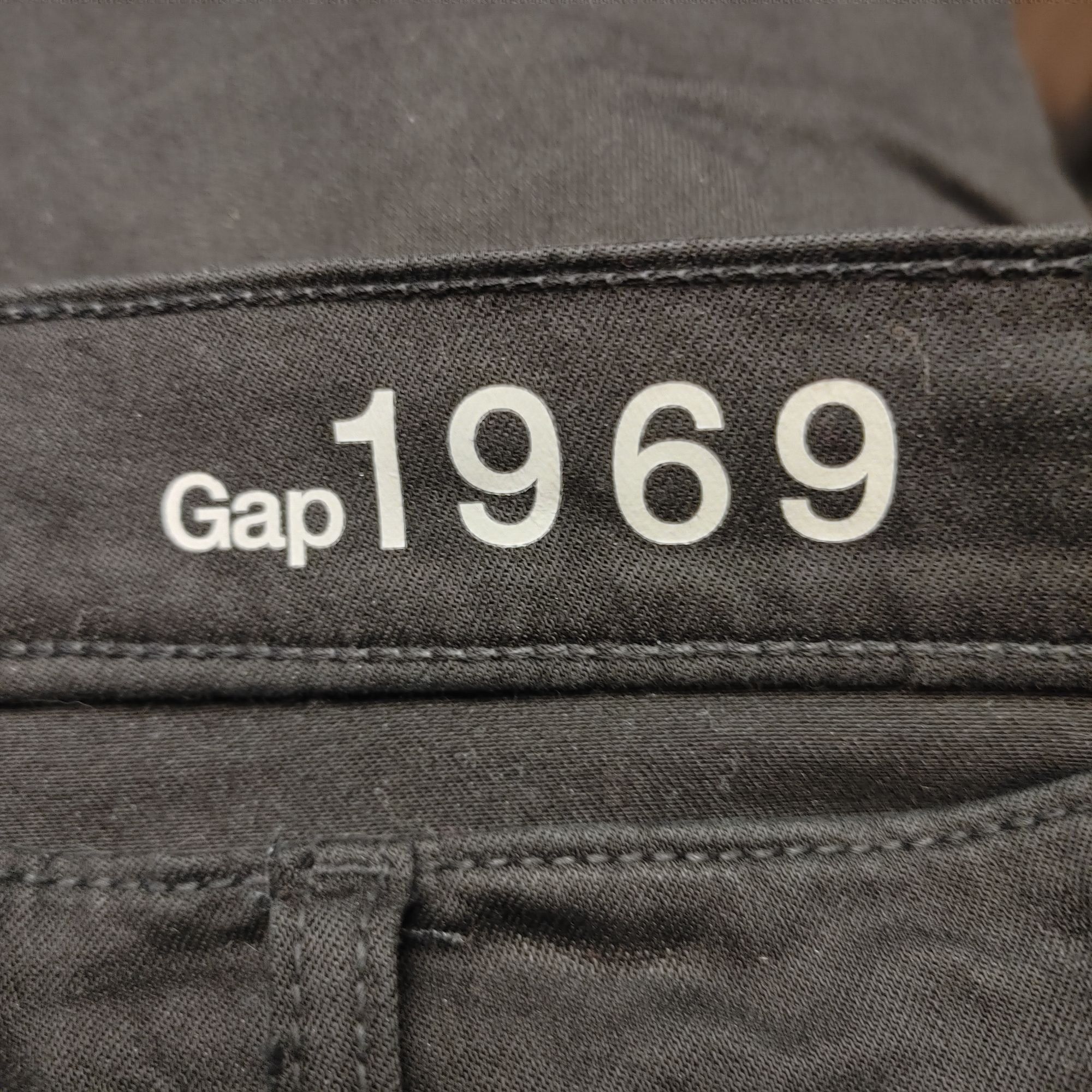 Gap Gap 1969 Women's Black Cropped Zippered Ankle Jean Leggings Size 30" / US 8 / IT 44 - 2 Thumbnail