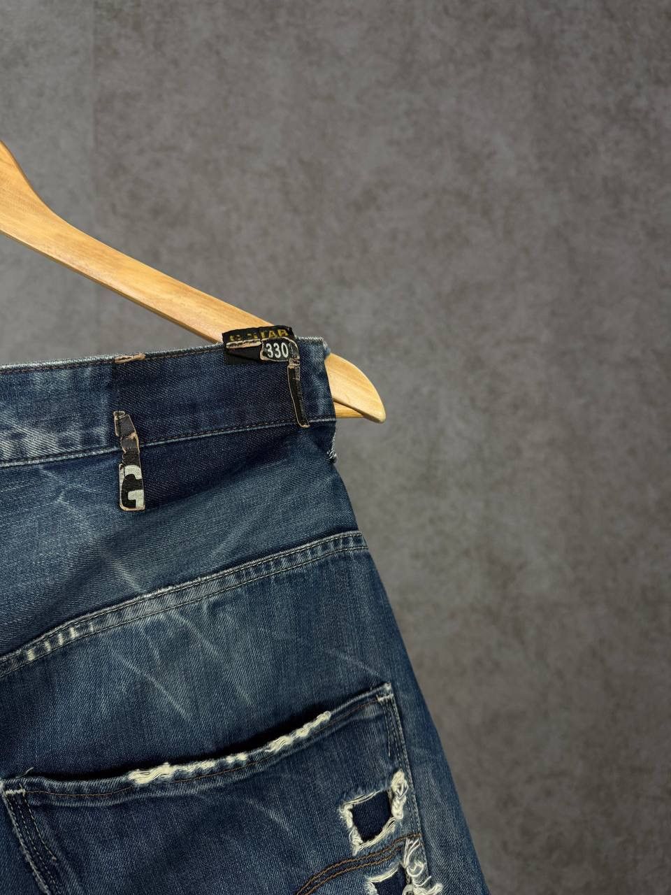 G-Star G Star Raw designer distressed denim asymmetric jeans Size US 33 - 10 Thumbnail