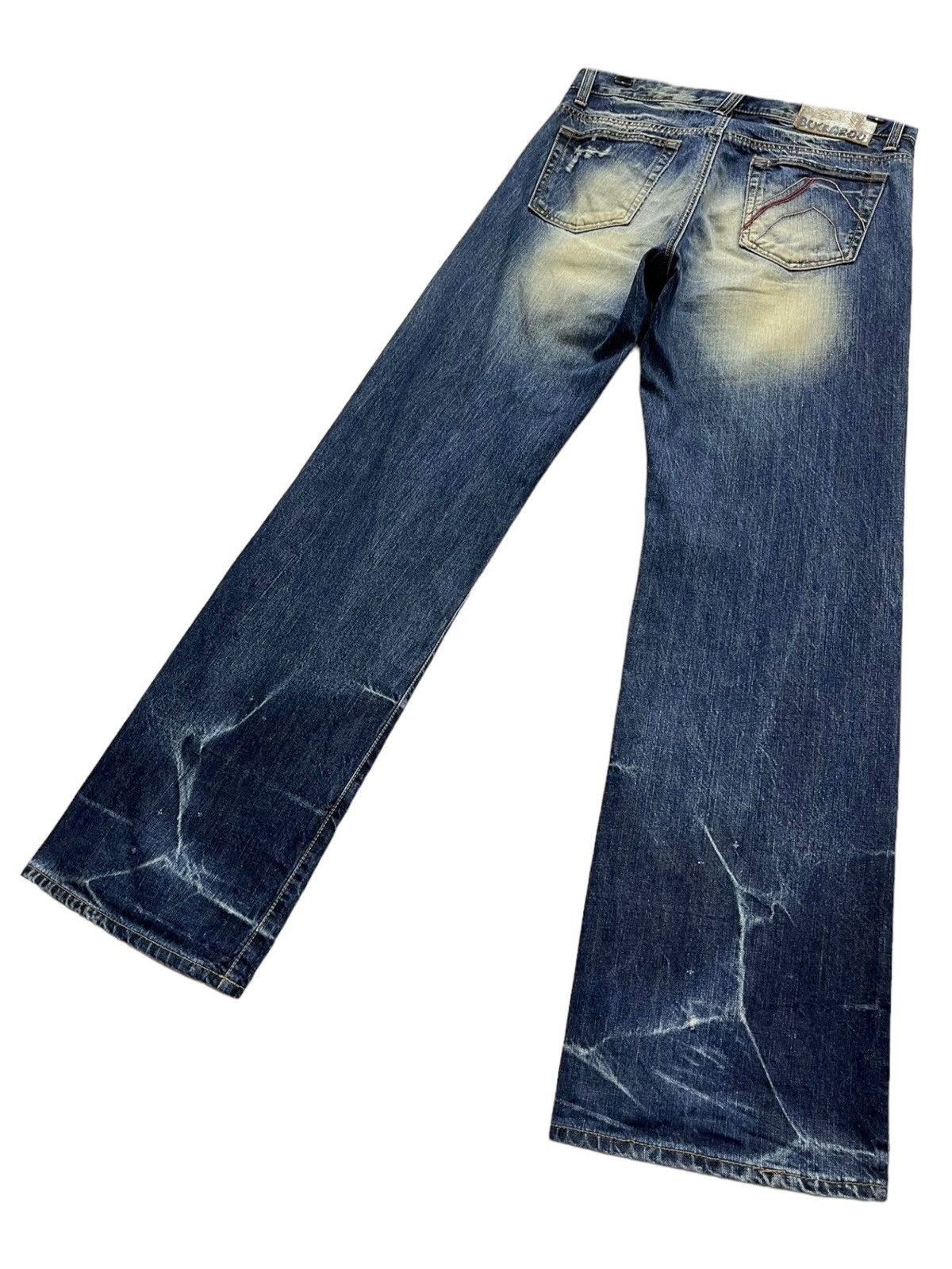 パンツ rupert hickory patchwork flare denim L rupert hickory patchwork flare denim L Kapital Flare Patchwork