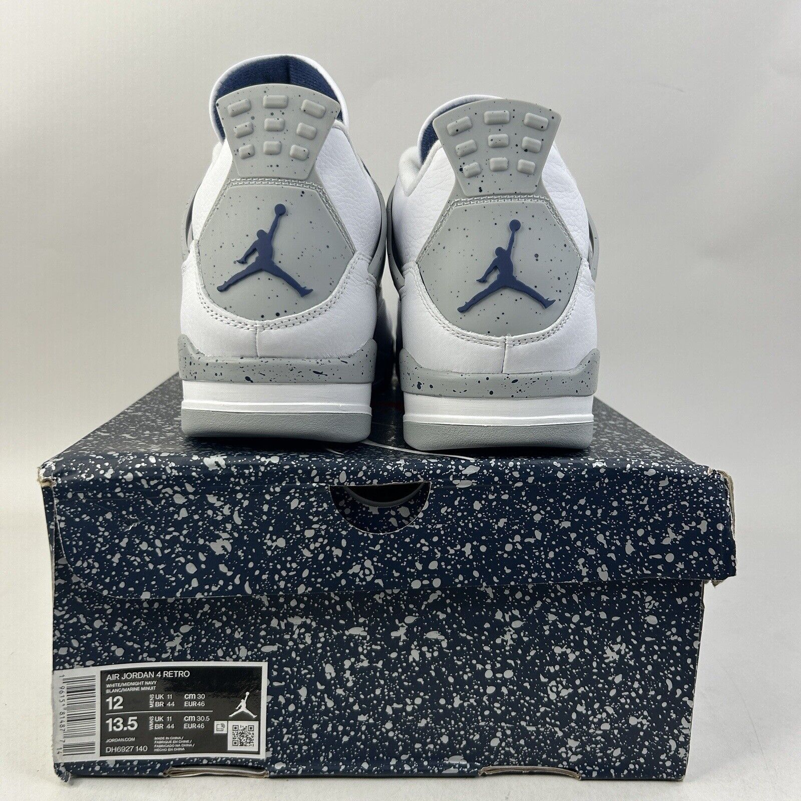 Nike Nike Air Jordan 4 Retro "Midnight Navy" 2024 Size US 12 / EU 45 - 4 Thumbnail