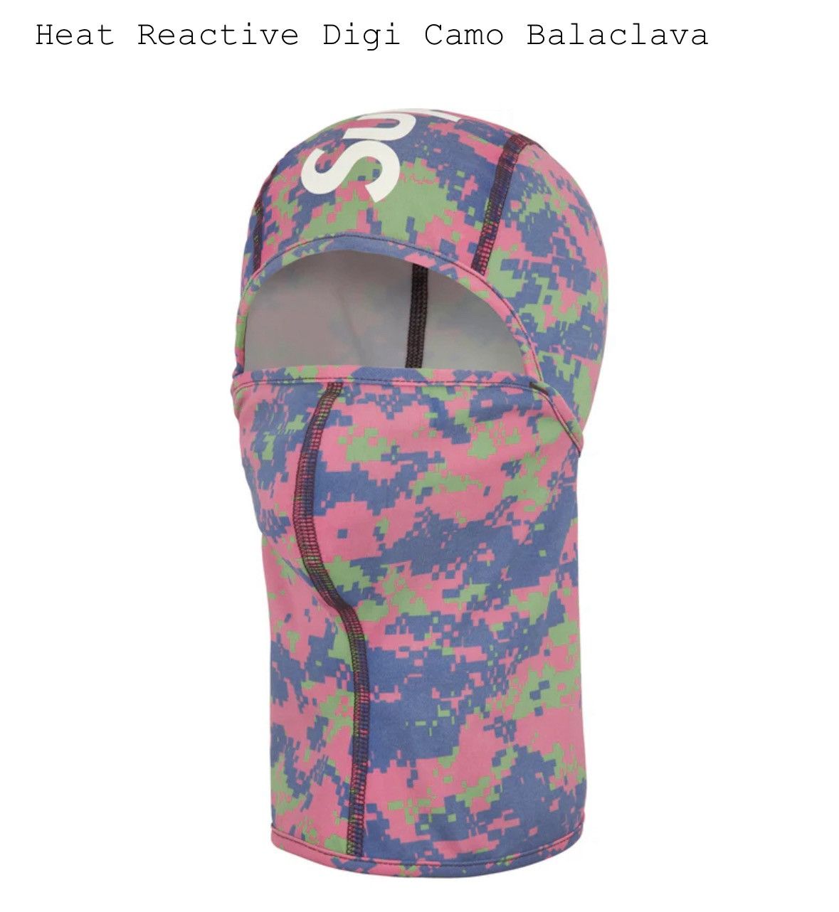 Supreme Supreme Heat Reactive Balaclava Black Size ONE SIZE - 3 Thumbnail