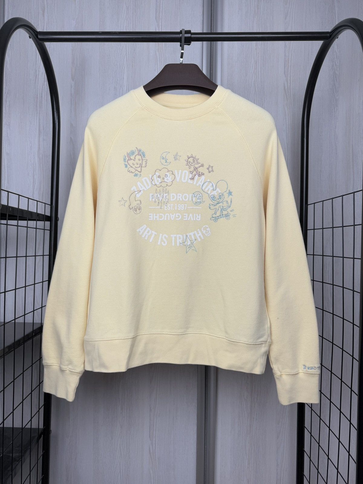 Zadig & Voltaire ZADIG & VOLTAIRE UPPER MO BLASON MULTICUSTO LUR SWEATSHIRT S Size S / US 4 / IT 40 - 1 Thumbnail