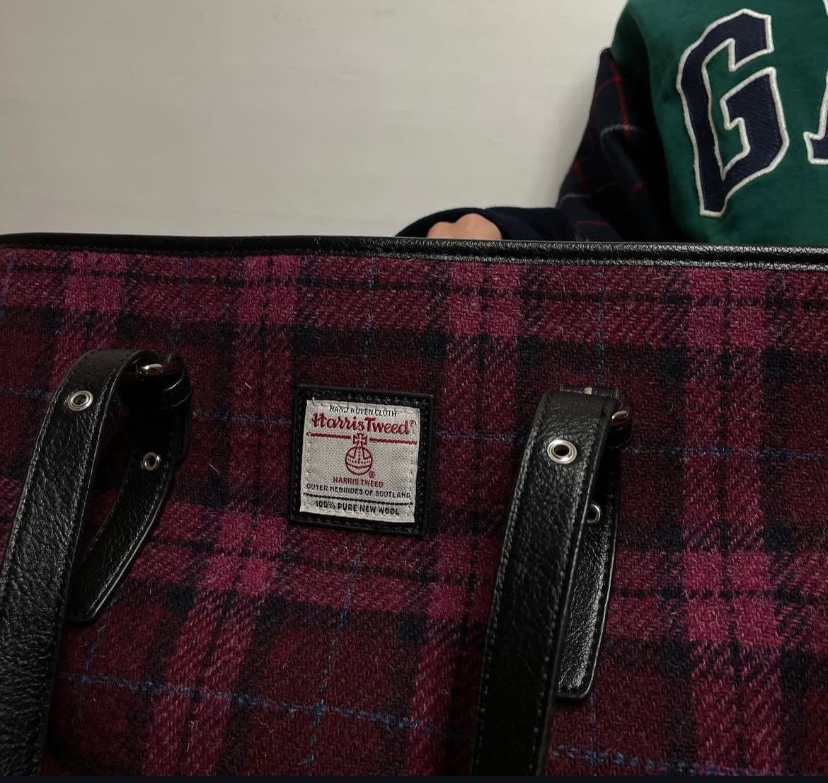 Harris Tweed Bag Harris tweed Ladies Tote With Shoulder Strap Size ONE SIZE - 6 Thumbnail