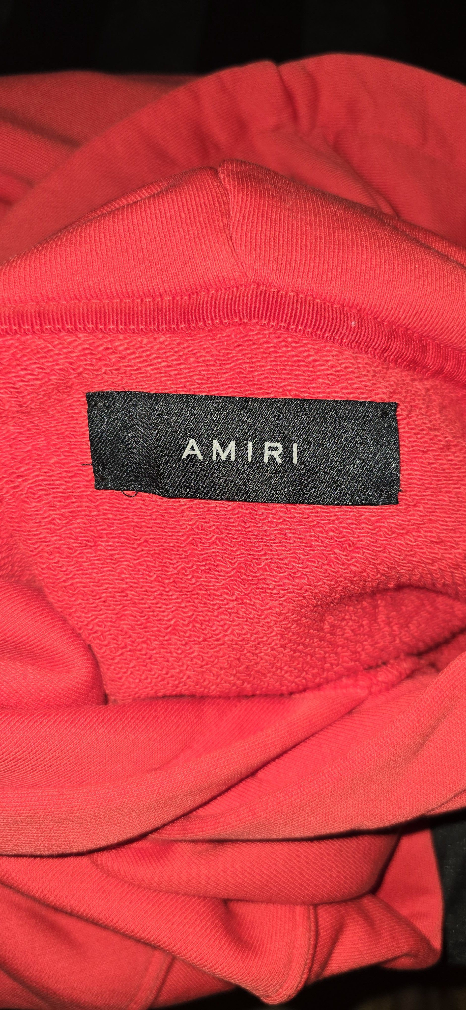 Amiri AMIRI BONES STACKED HOODIE RED SZ L Size US L / EU 52-54 / 3 - 19 Thumbnail