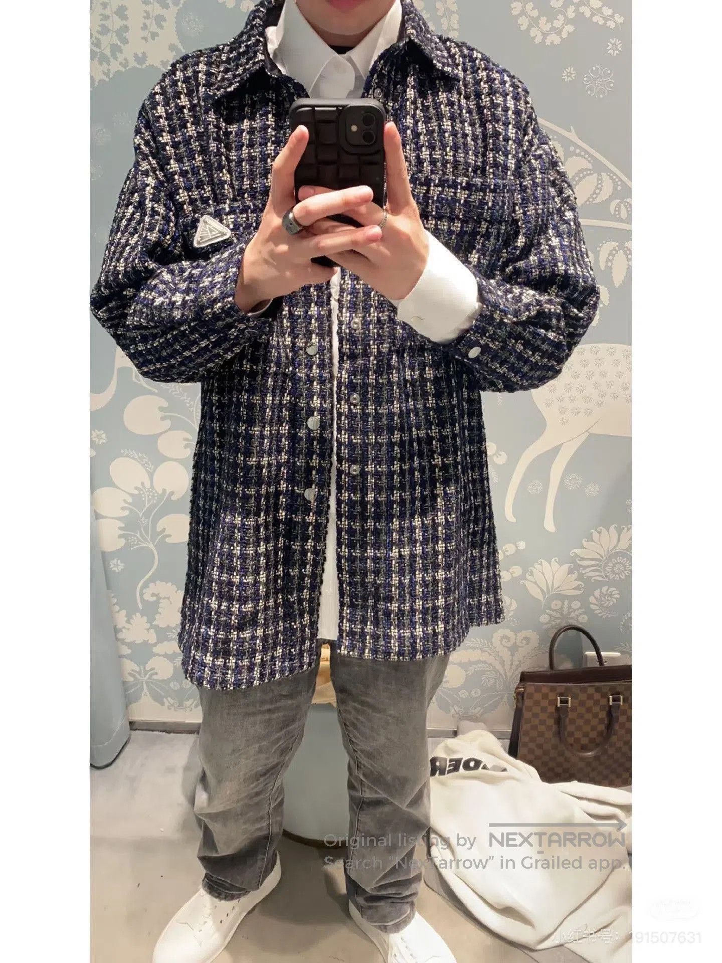 Lanvin Lanvin Black White Check Tweed Coat. Size M / US 6-8 / IT 42-44 - 9 Thumbnail