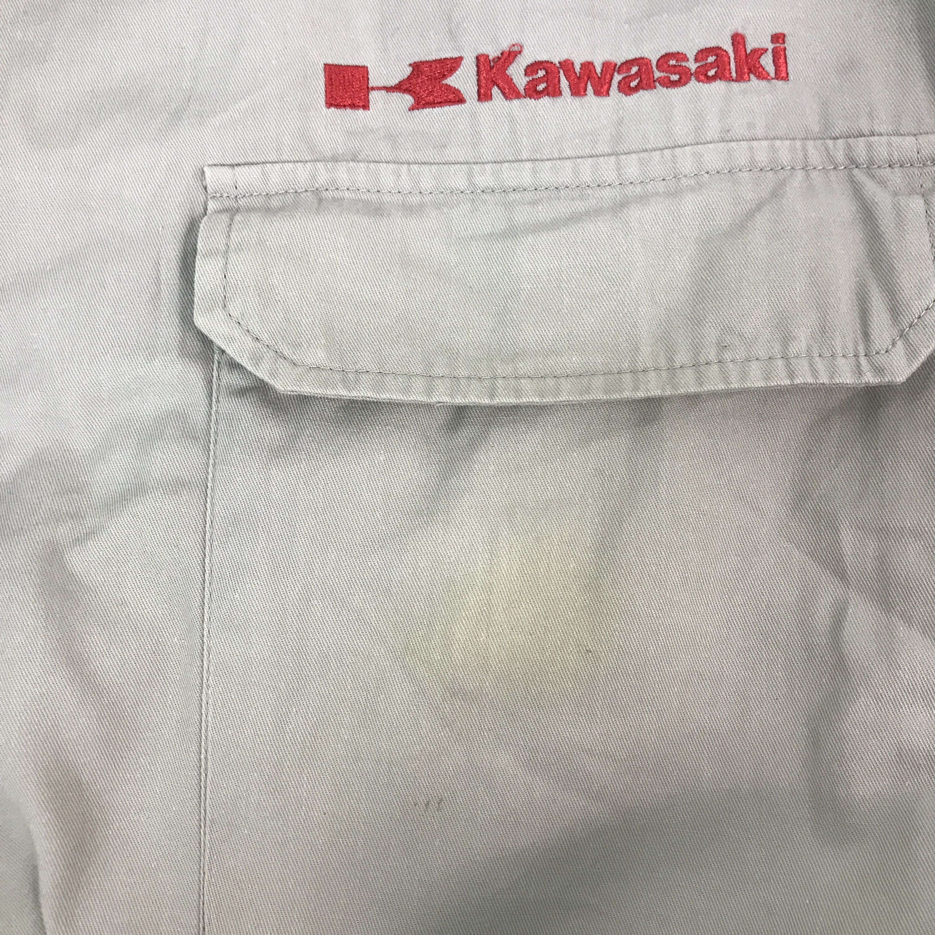 Sports Specialties Vintage Kawasaki motoracing short sleeve Jacket Size US L / EU 52-54 / 3 - 11 Thumbnail