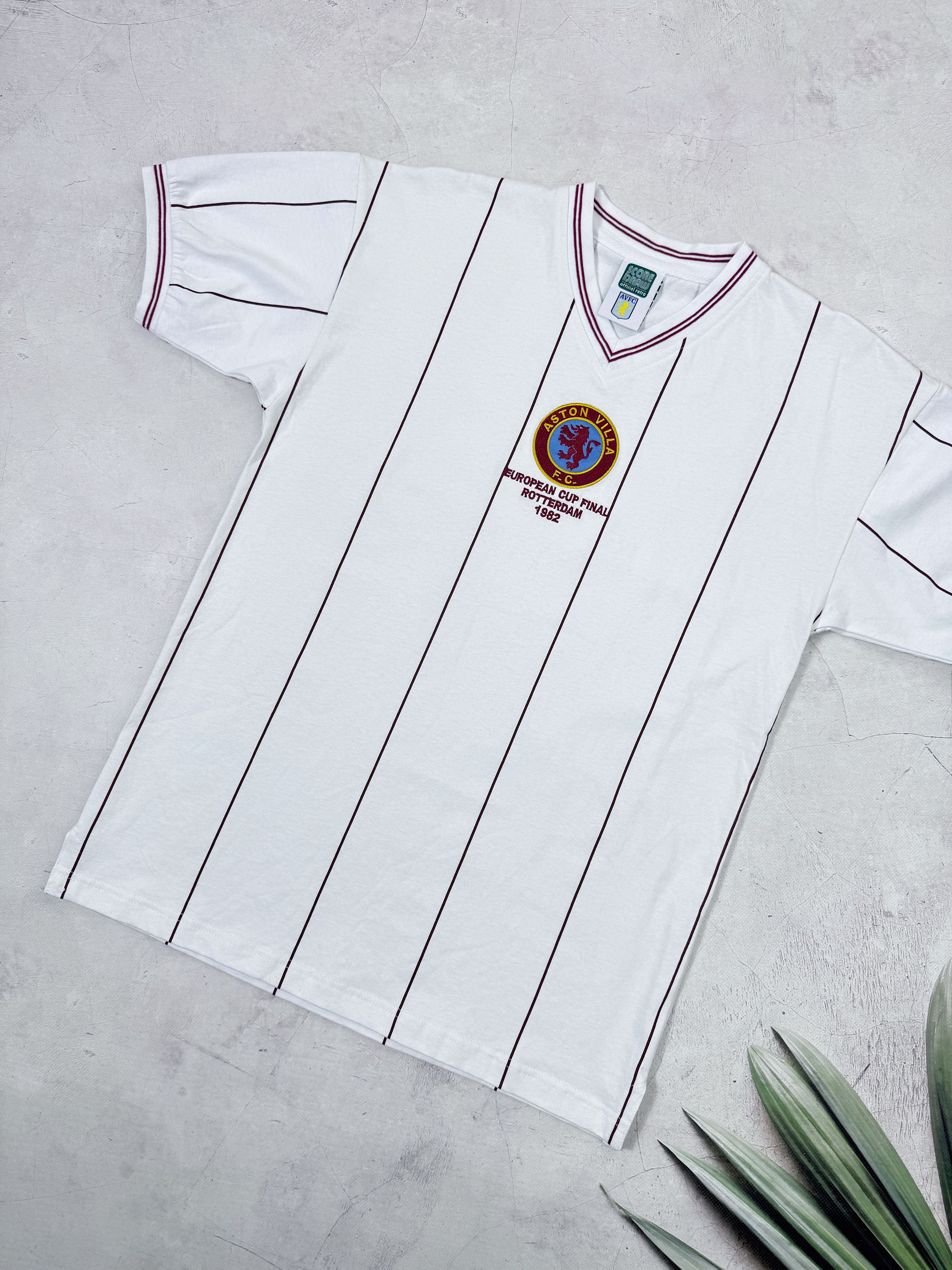 Sports Specialties European Cup Rotterdam 1982 Aston Villa Away Football Shirt Size US M / EU 48-50 / 2 - 2 Thumbnail